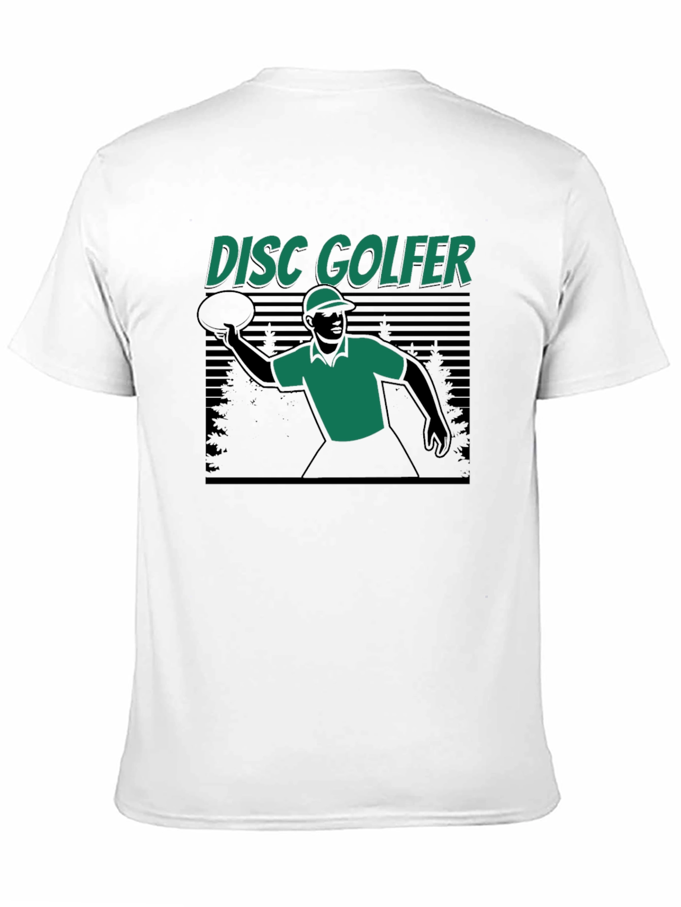 Disc Golfer Graphic Tee - Sporty Casual Style