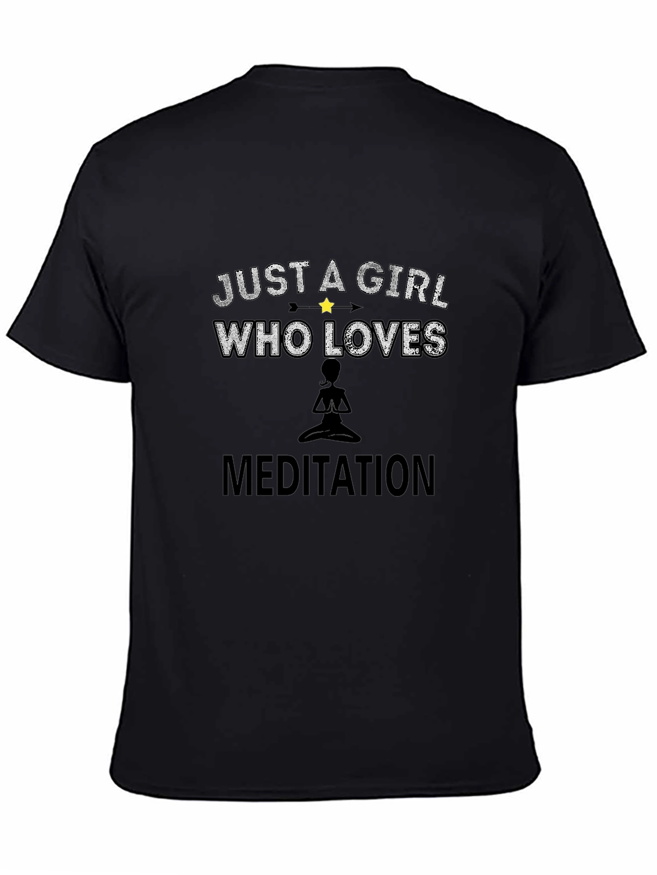 Girl Who Loves Meditation T-Shirt - Zen Gift