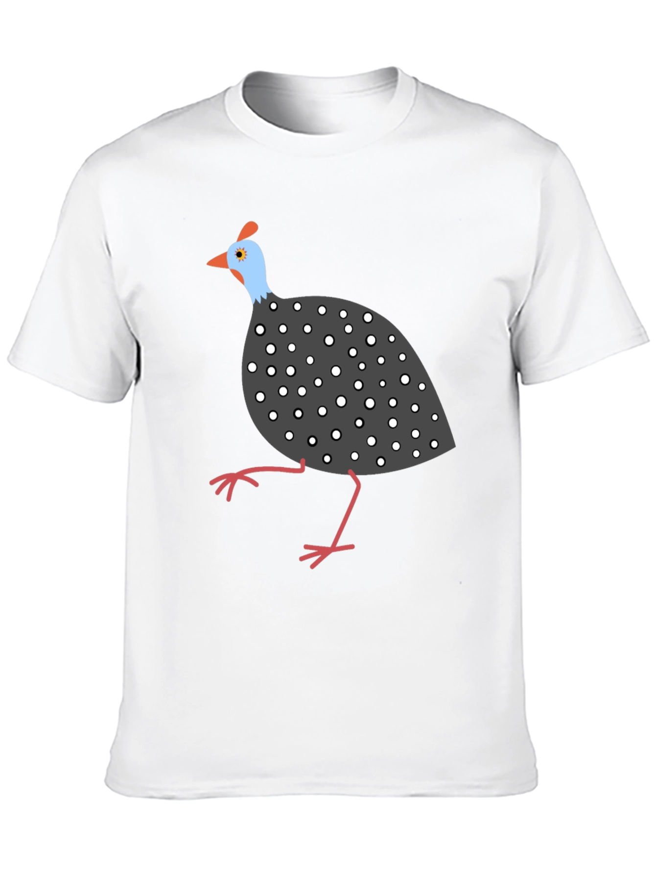 Guinea Fowl Graphic Tee - Unique Bird Lover Shirt