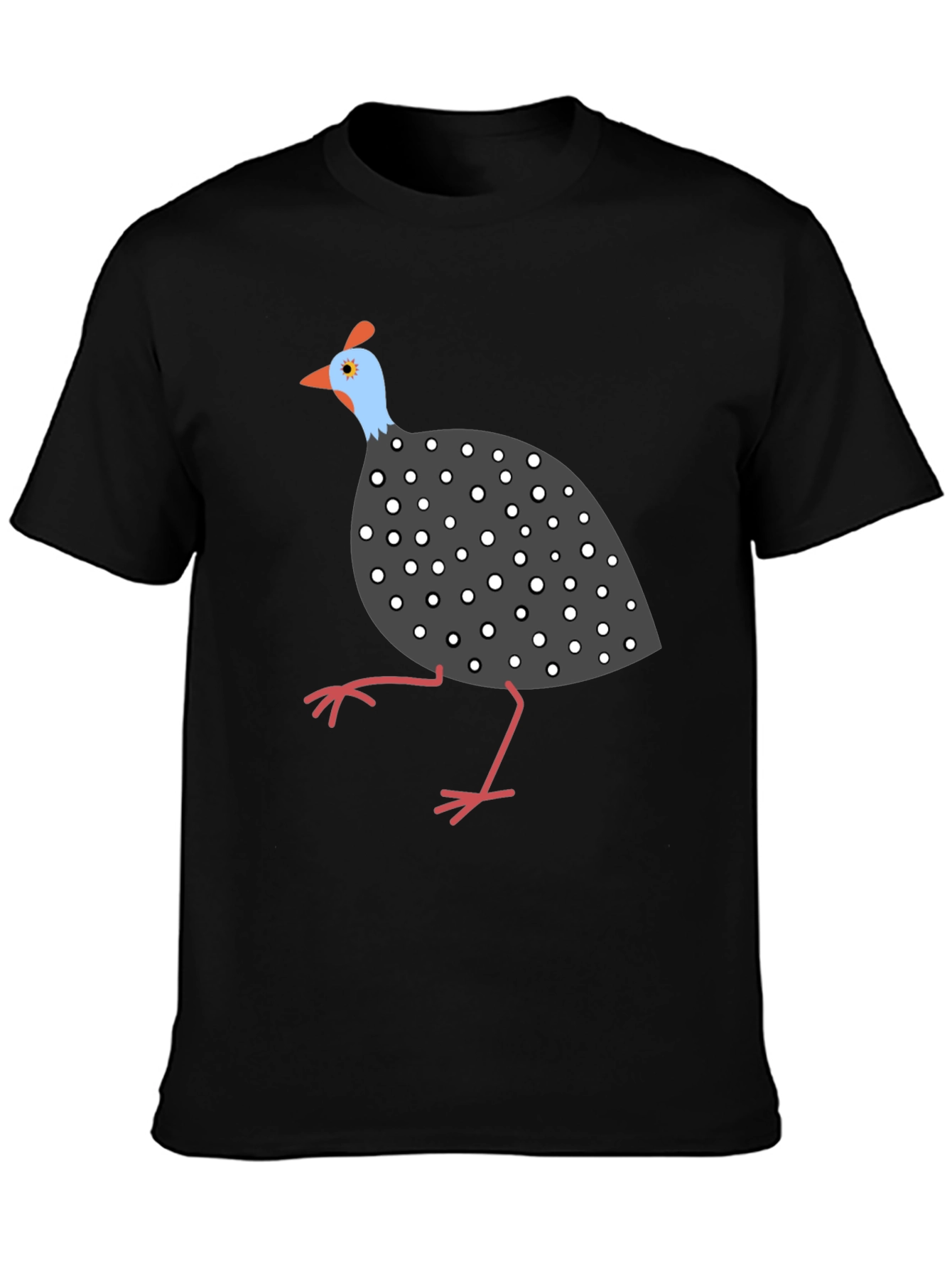 Guinea Fowl Graphic Tee - Unique Bird Lover Shirt