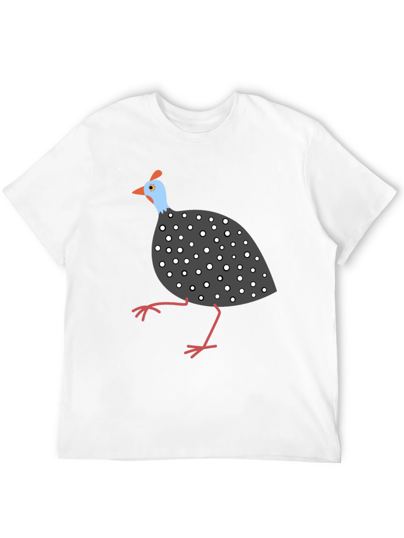 Guinea Fowl Graphic Tee - Unique Bird Lover Shirt