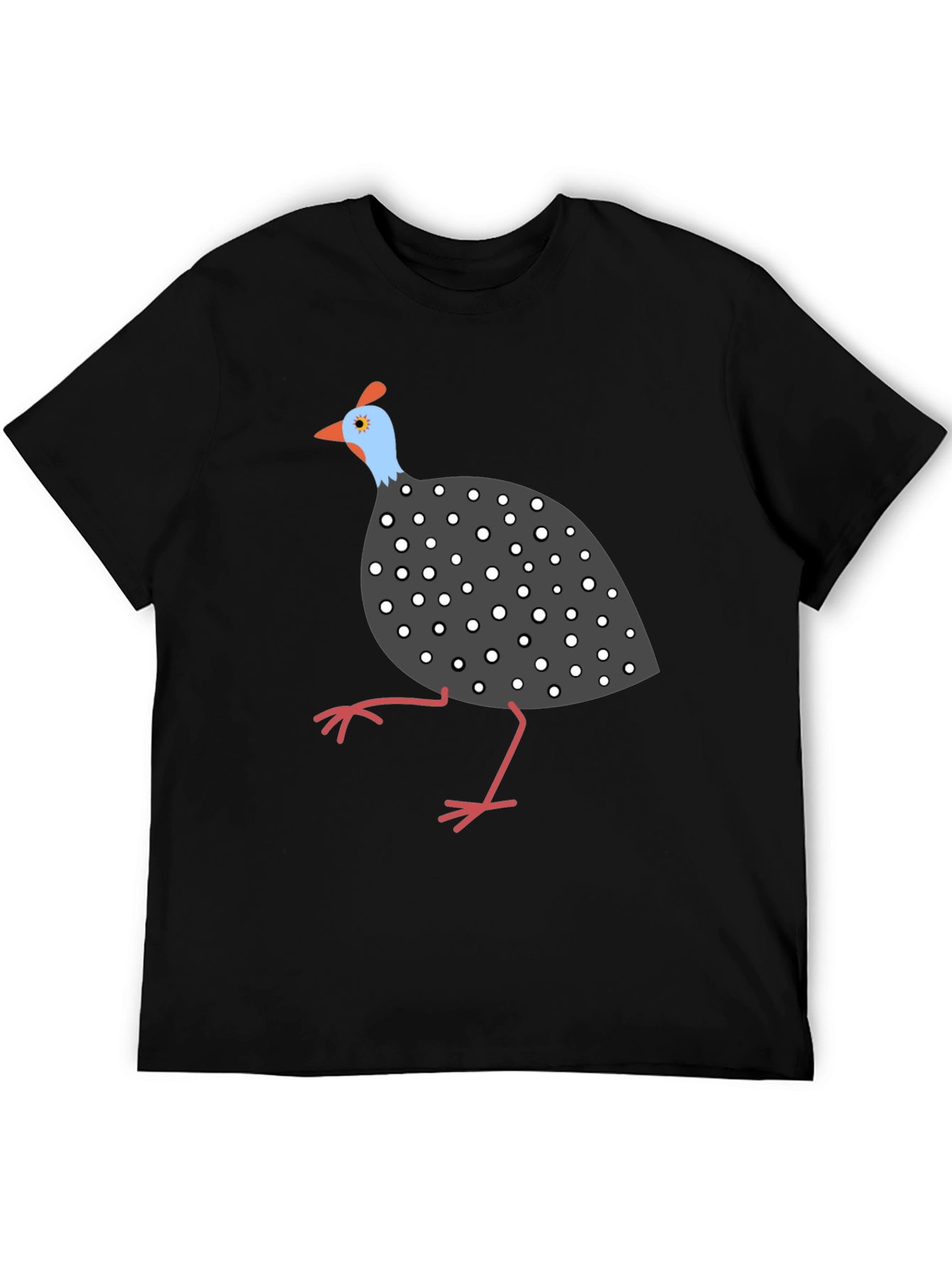 Guinea Fowl Graphic Tee - Unique Bird Lover Shirt