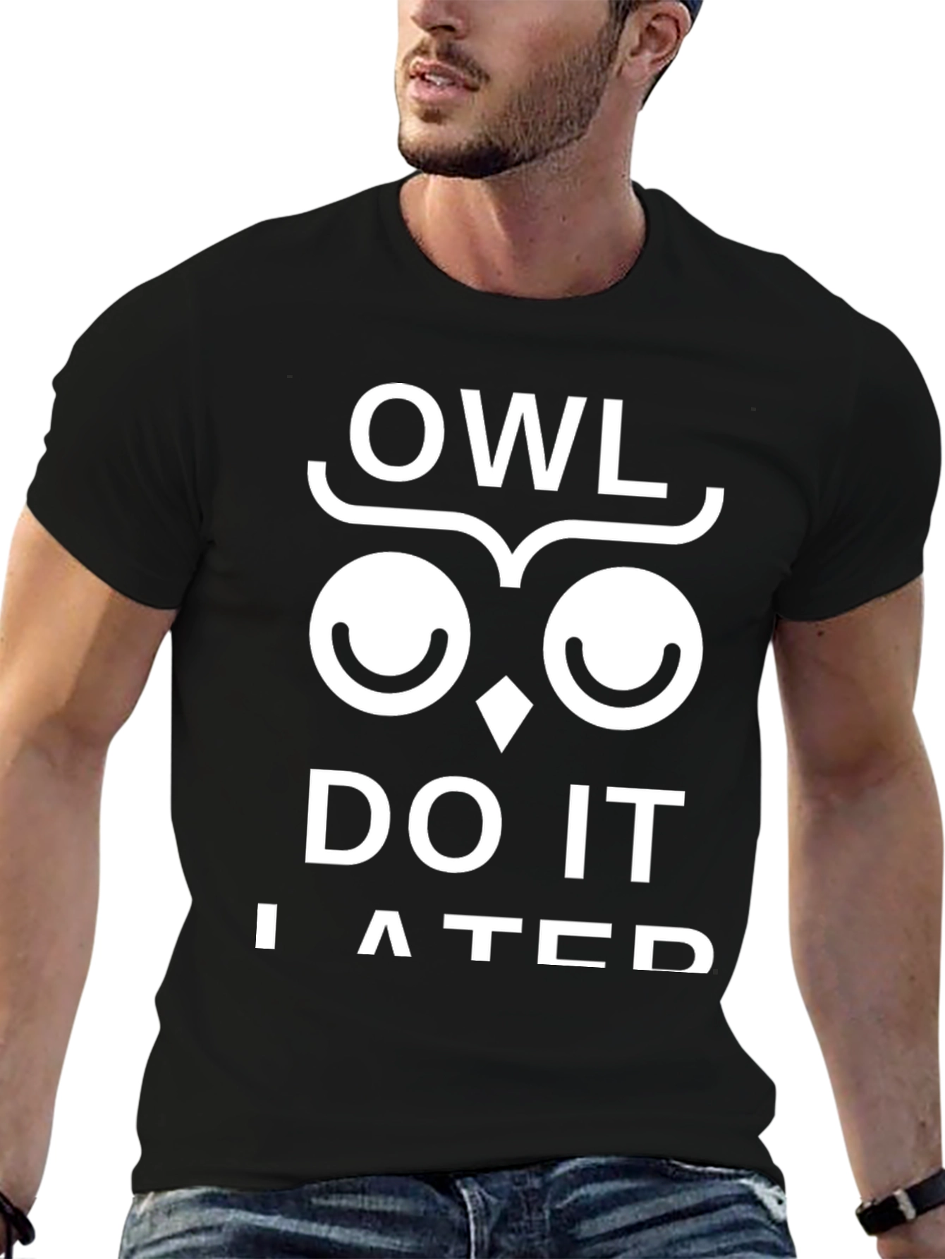 Owl Do It Later T-Shirt - Funny Graphic Tee