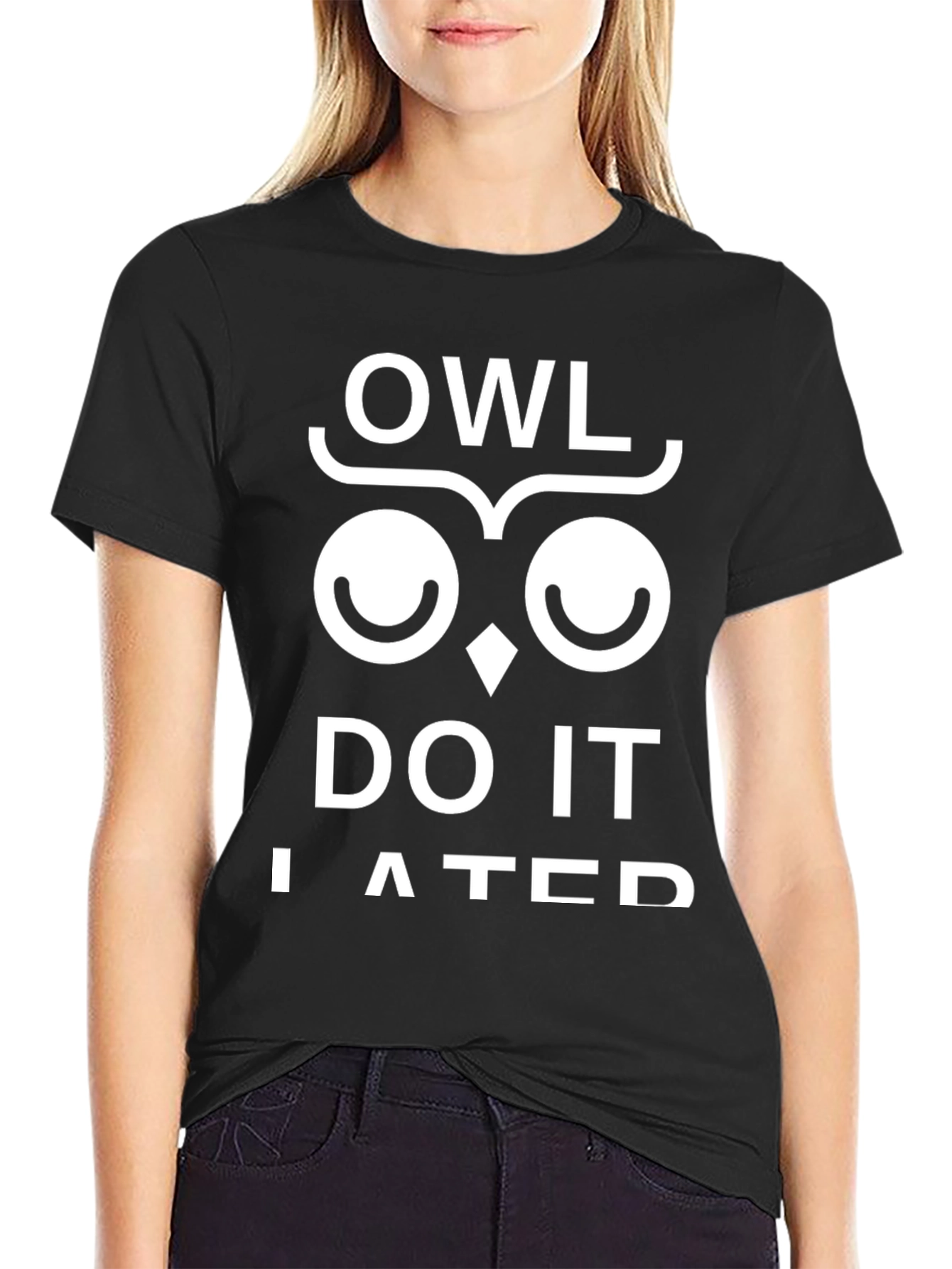 Owl Do It Later T-Shirt - Funny Graphic Tee