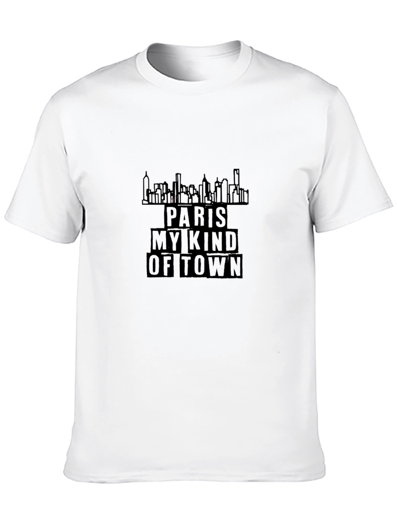 Paris My Kind Of Town Black Graphic Tee