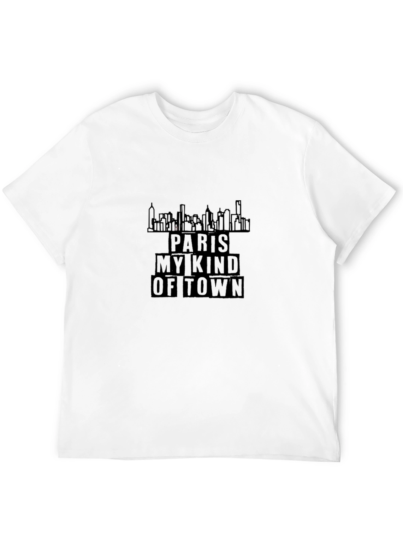 Paris My Kind Of Town Black Graphic Tee