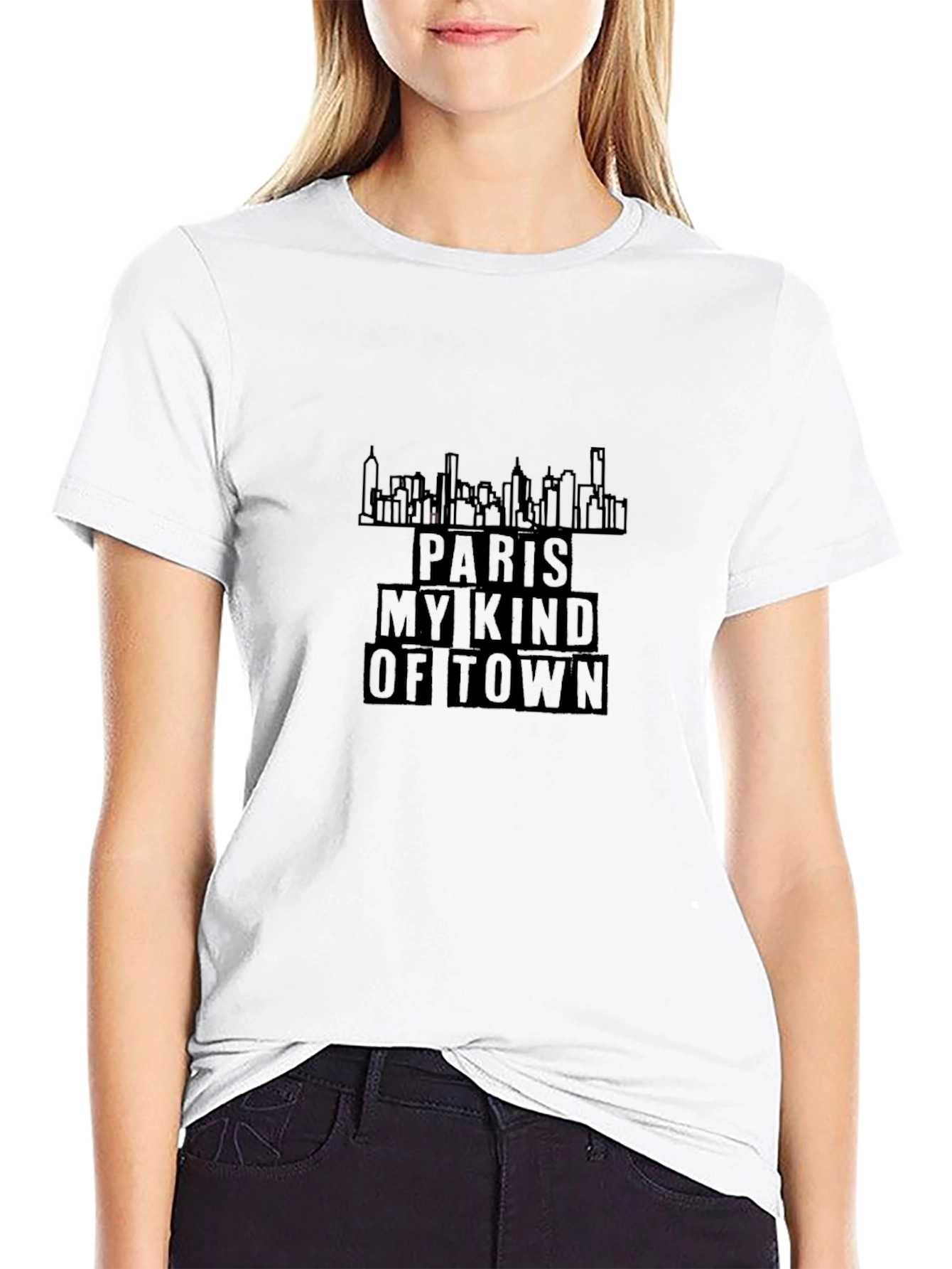 Paris My Kind Of Town Black Graphic Tee