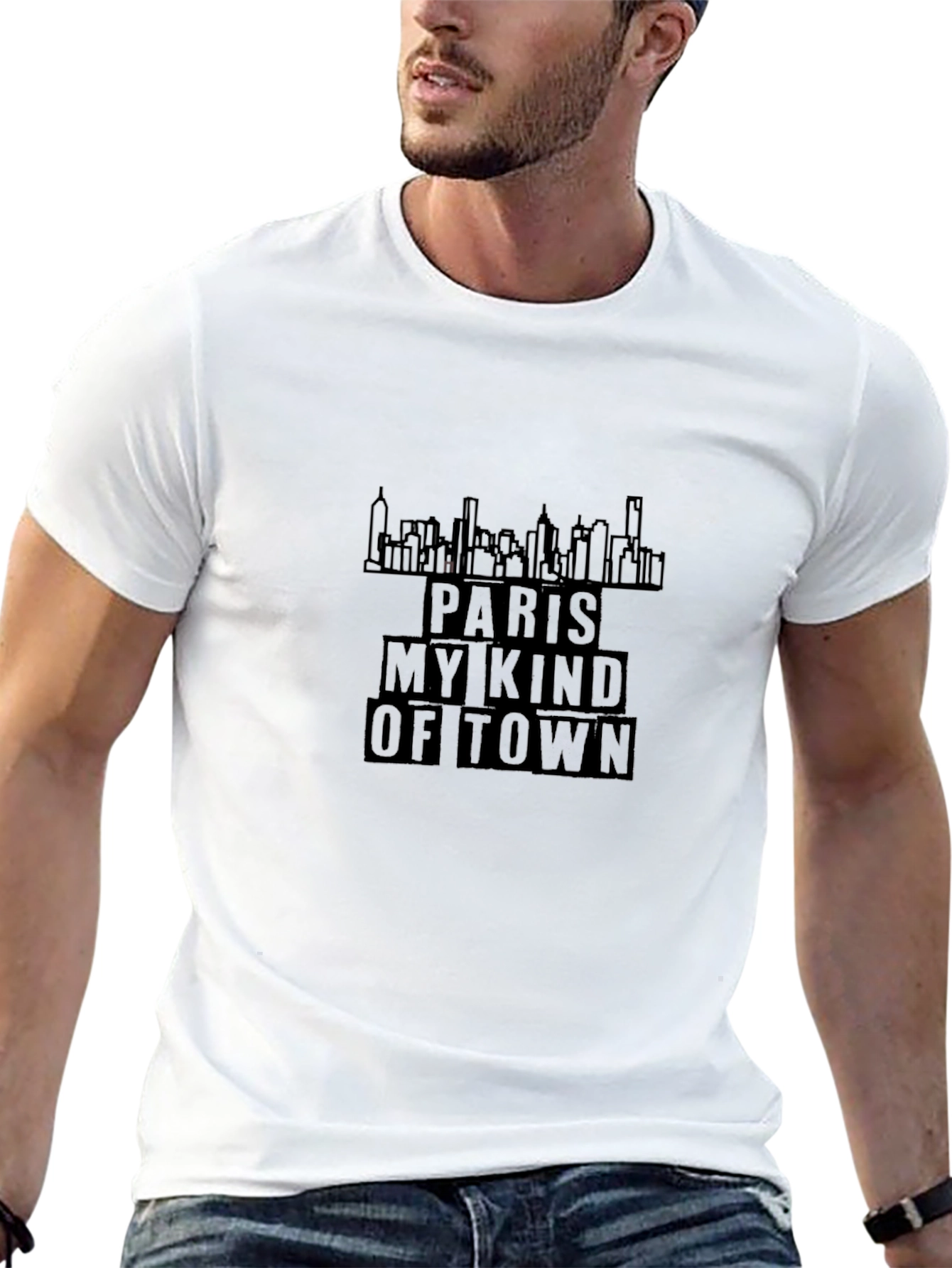 Paris My Kind Of Town Black Graphic Tee