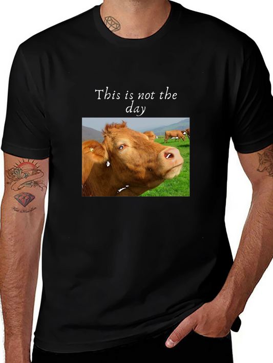 Funny Cow T-Shirt - This is not the day