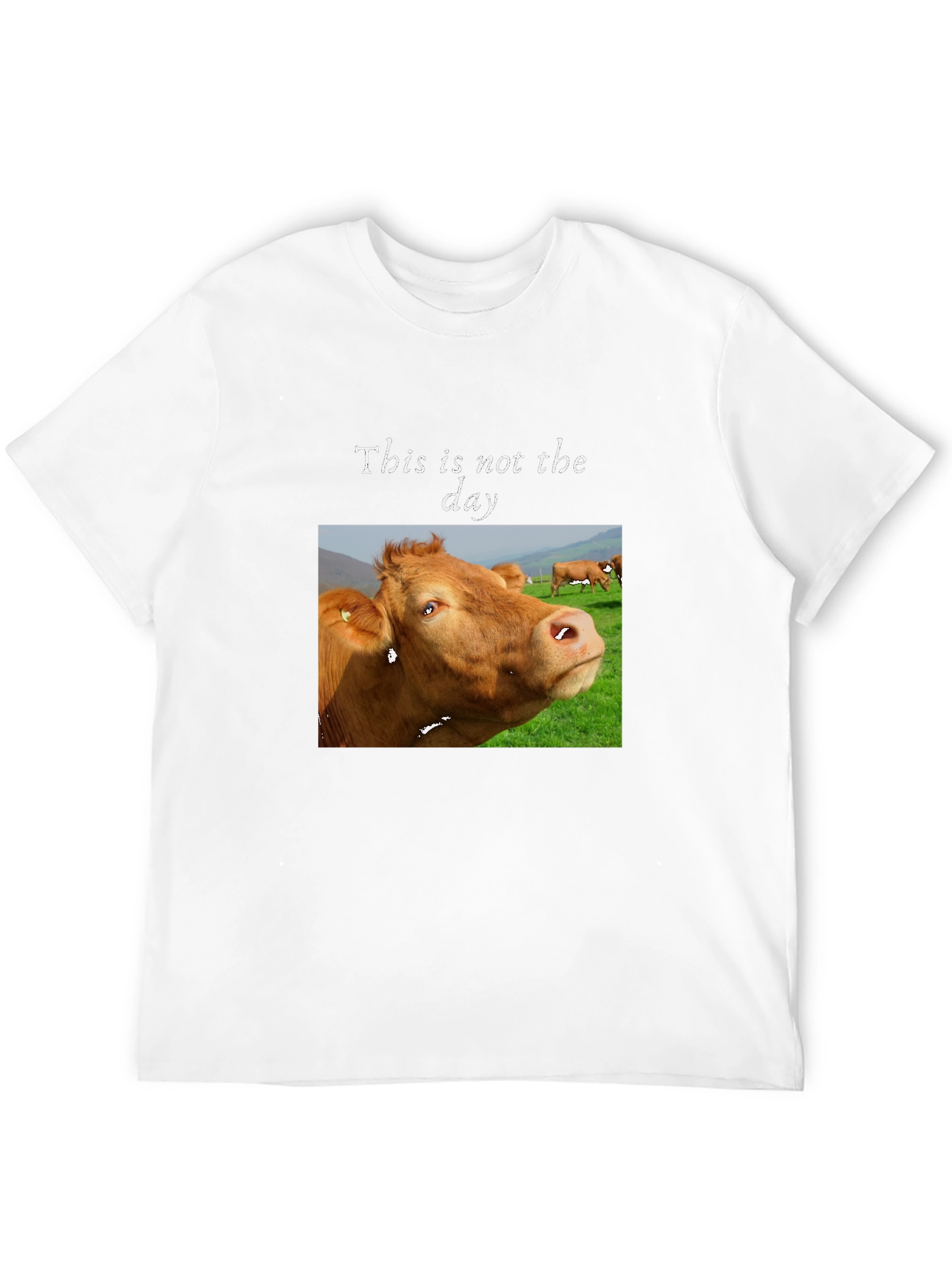 Funny Cow T-Shirt - This is not the day