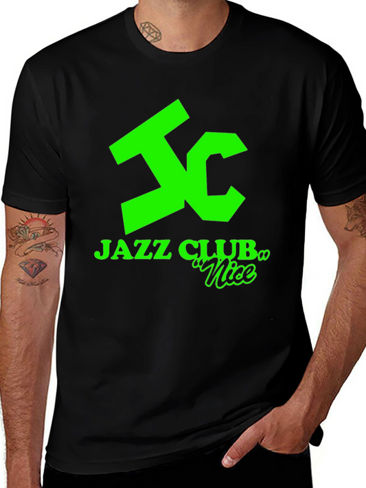 Jazz Club Nice T-Shirt - Graphic Print Tee
