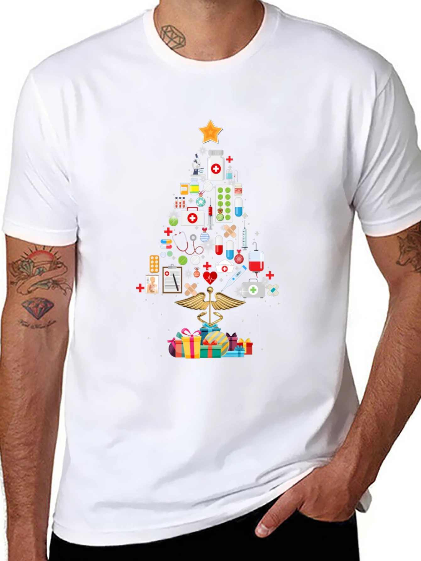 Medical Christmas Tree T-Shirt