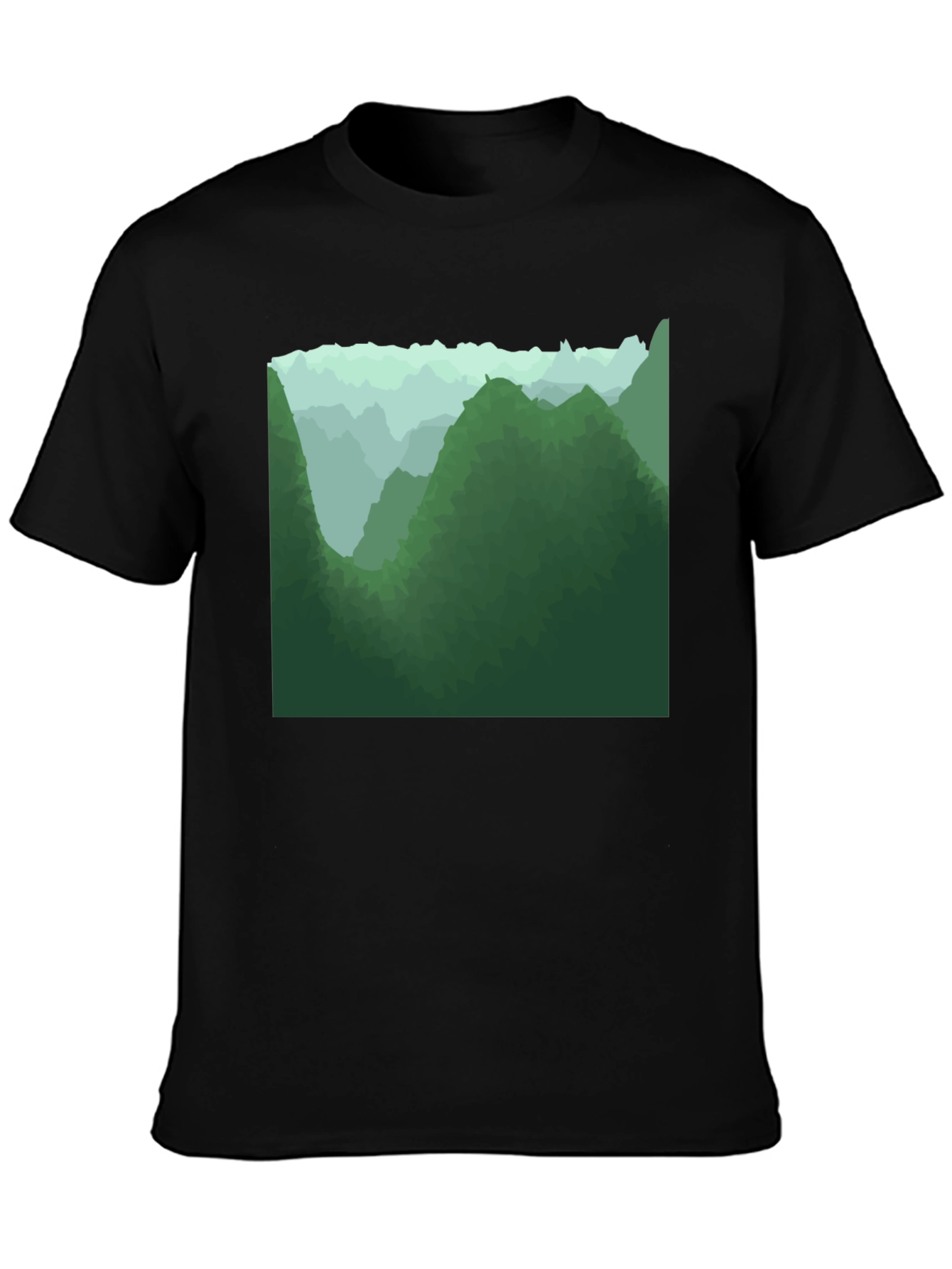 Green Mountain Graphic Tee - Nature Lovers Shirt