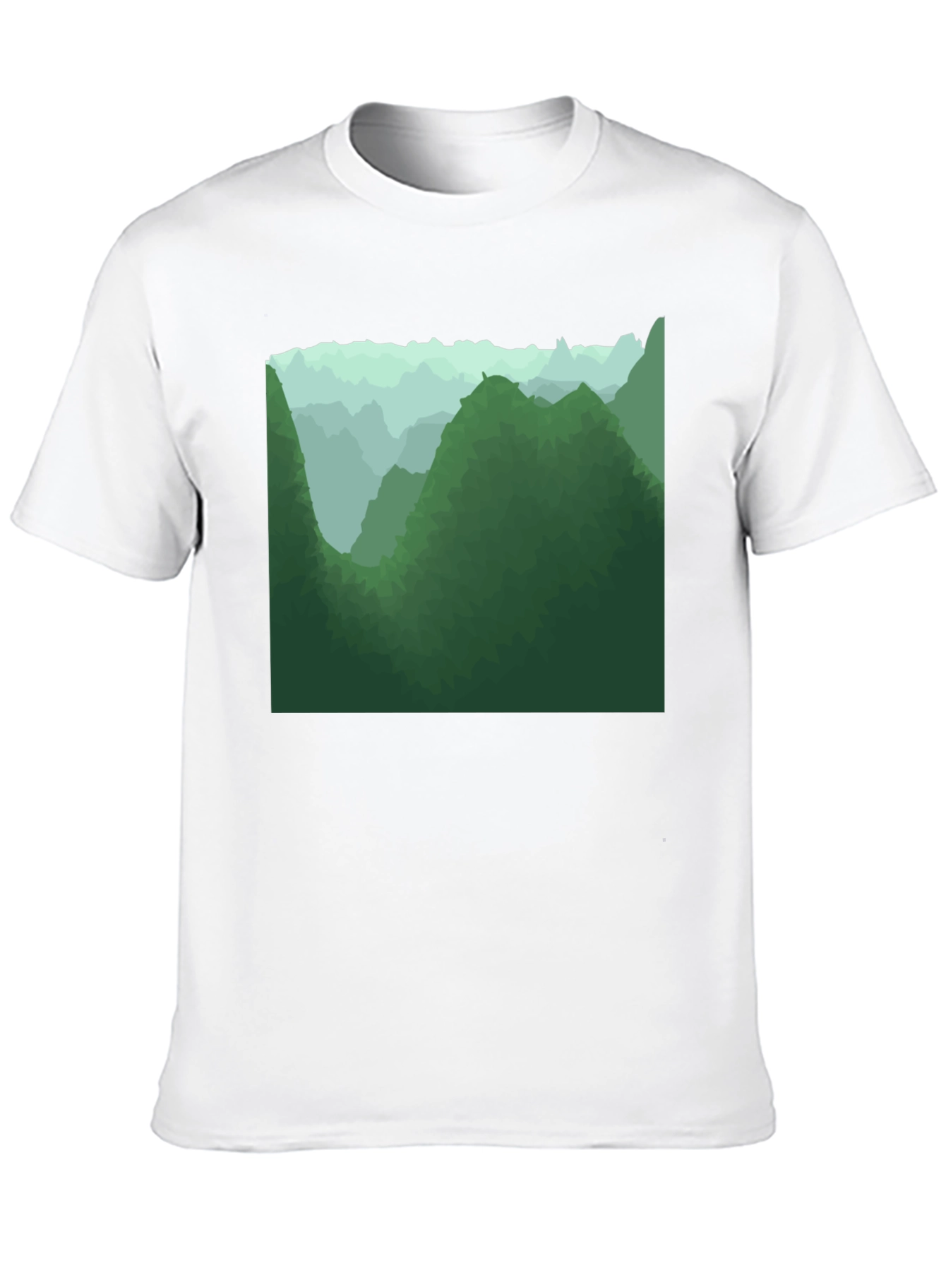 Green Mountain Graphic Tee - Nature Lovers Shirt