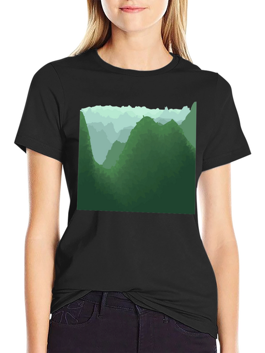Green Mountain Graphic Tee - Nature Lovers Shirt