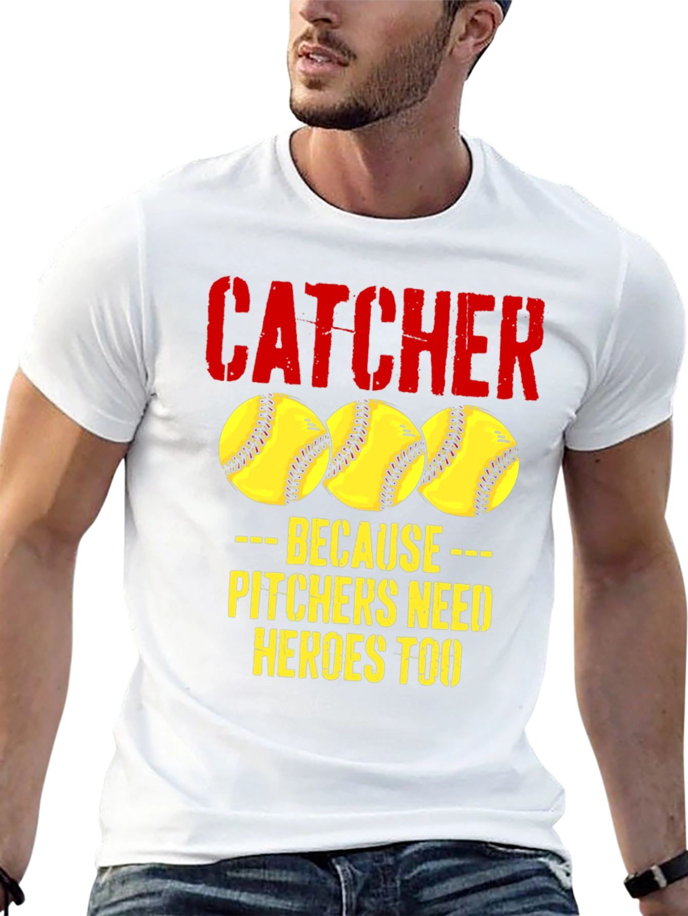 Catcher Hero T-Shirt - Softball Tee