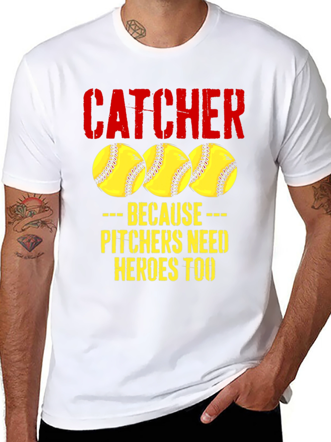 Catcher Hero T-Shirt - Softball Tee
