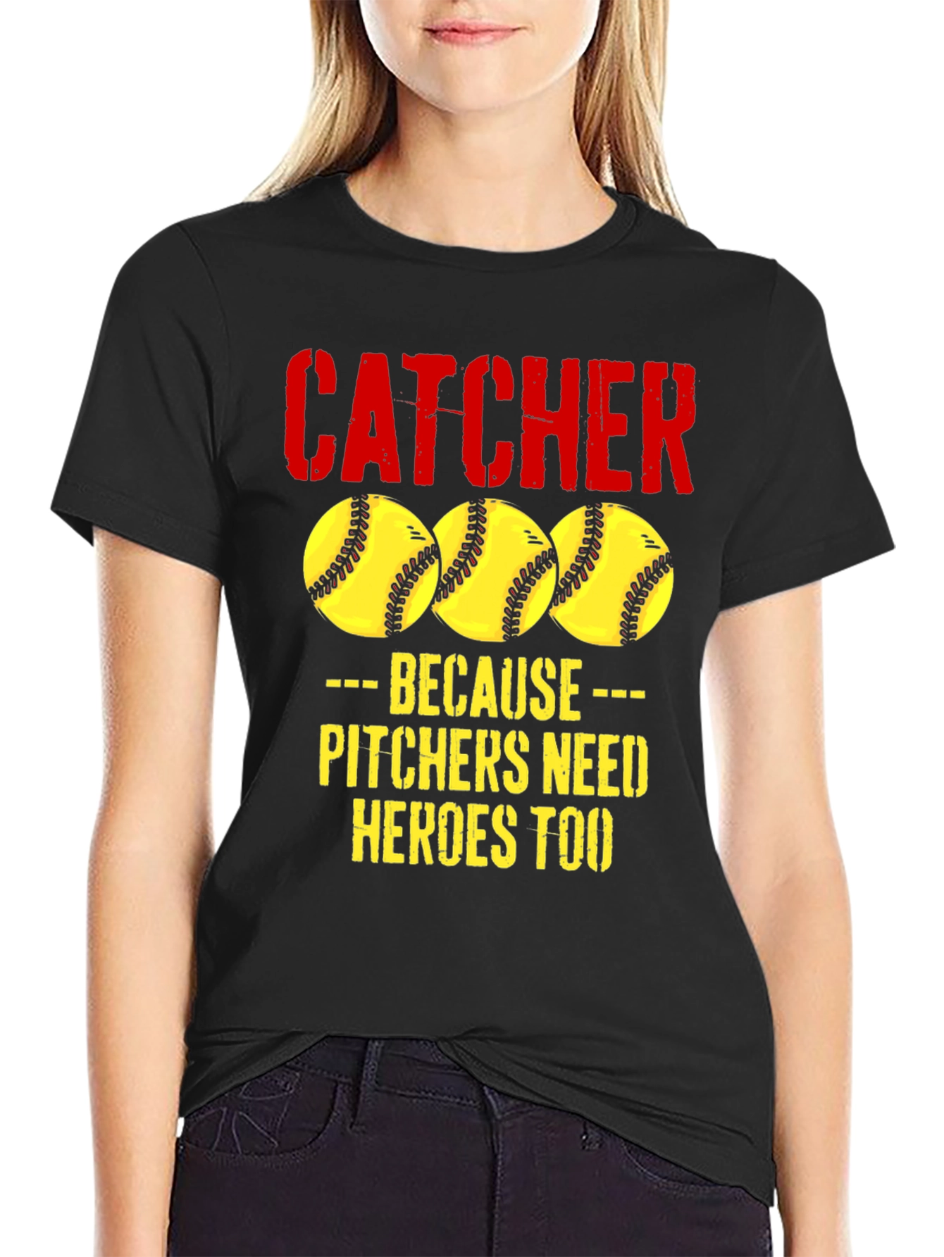 Catcher Hero T-Shirt - Softball Tee