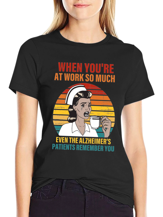 Funny Nurse Alzheimers T-Shirt