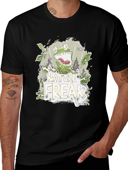 Nature Freak Frog Graphic T-Shirt