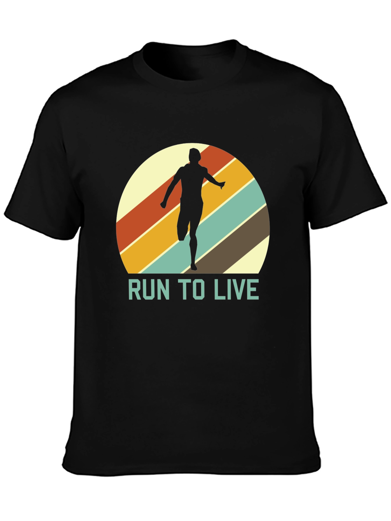 Retro Runner T-Shirt - Run to Live