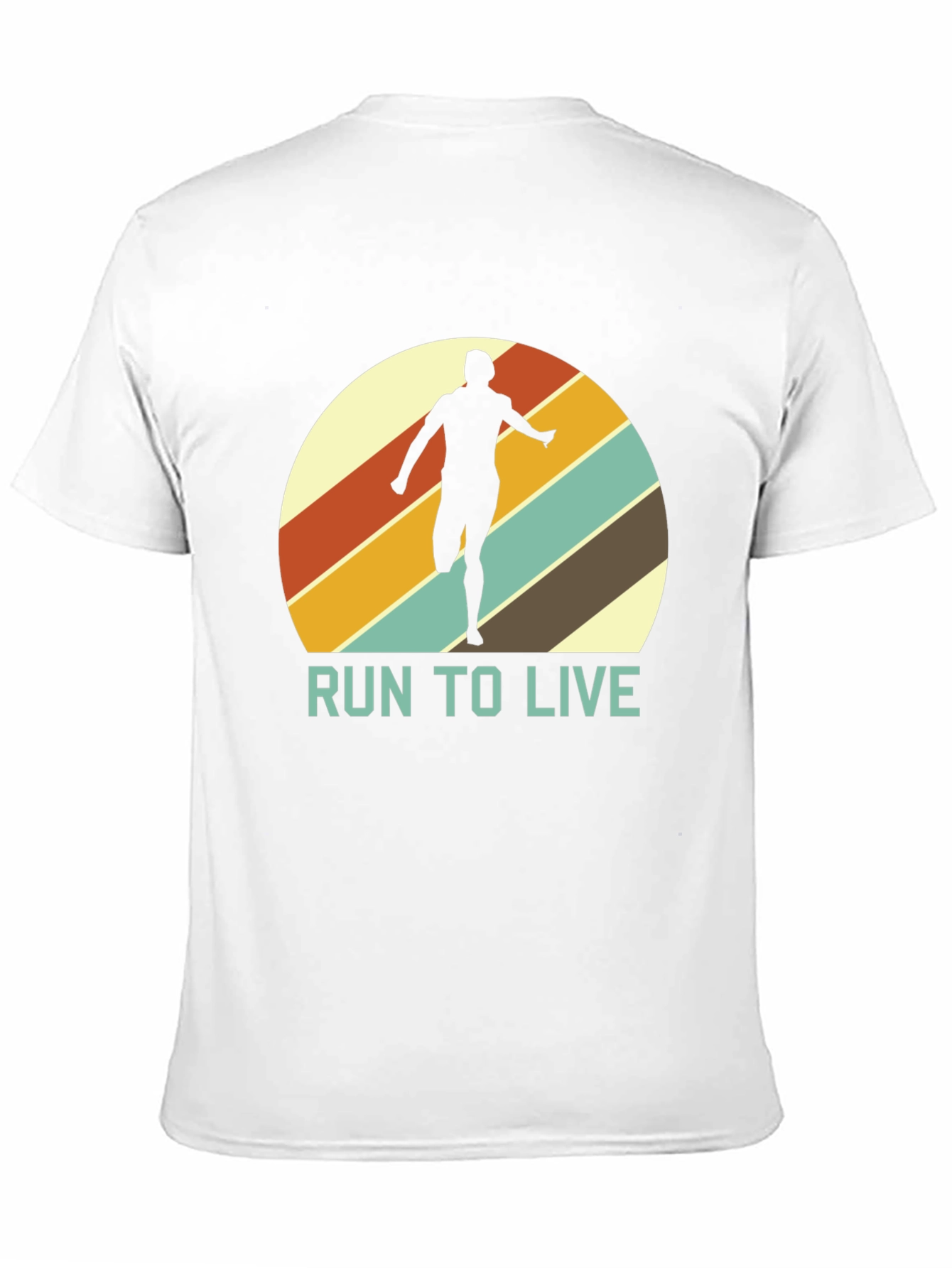 Retro Runner T-Shirt - Run to Live