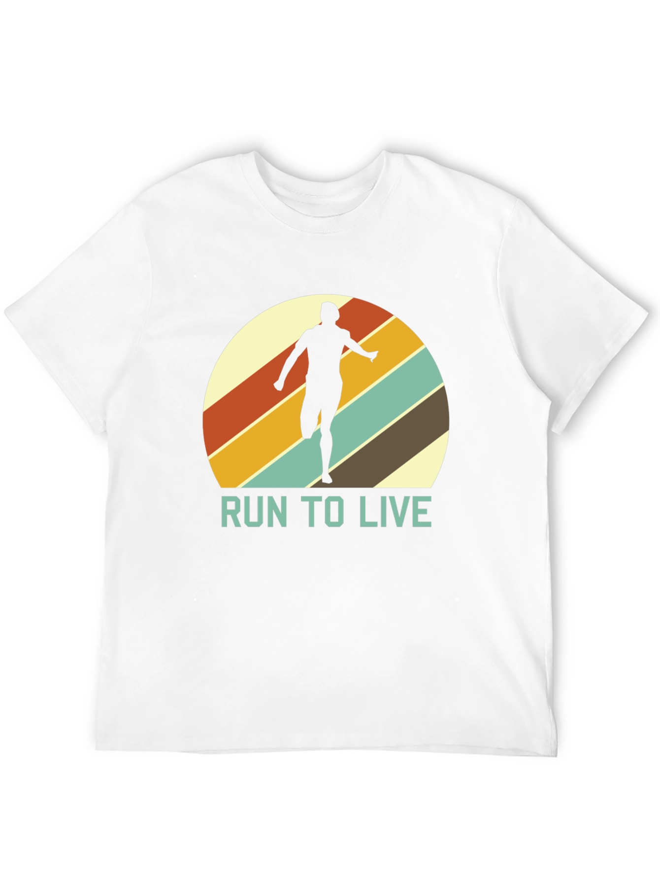 Retro Runner T-Shirt - Run to Live