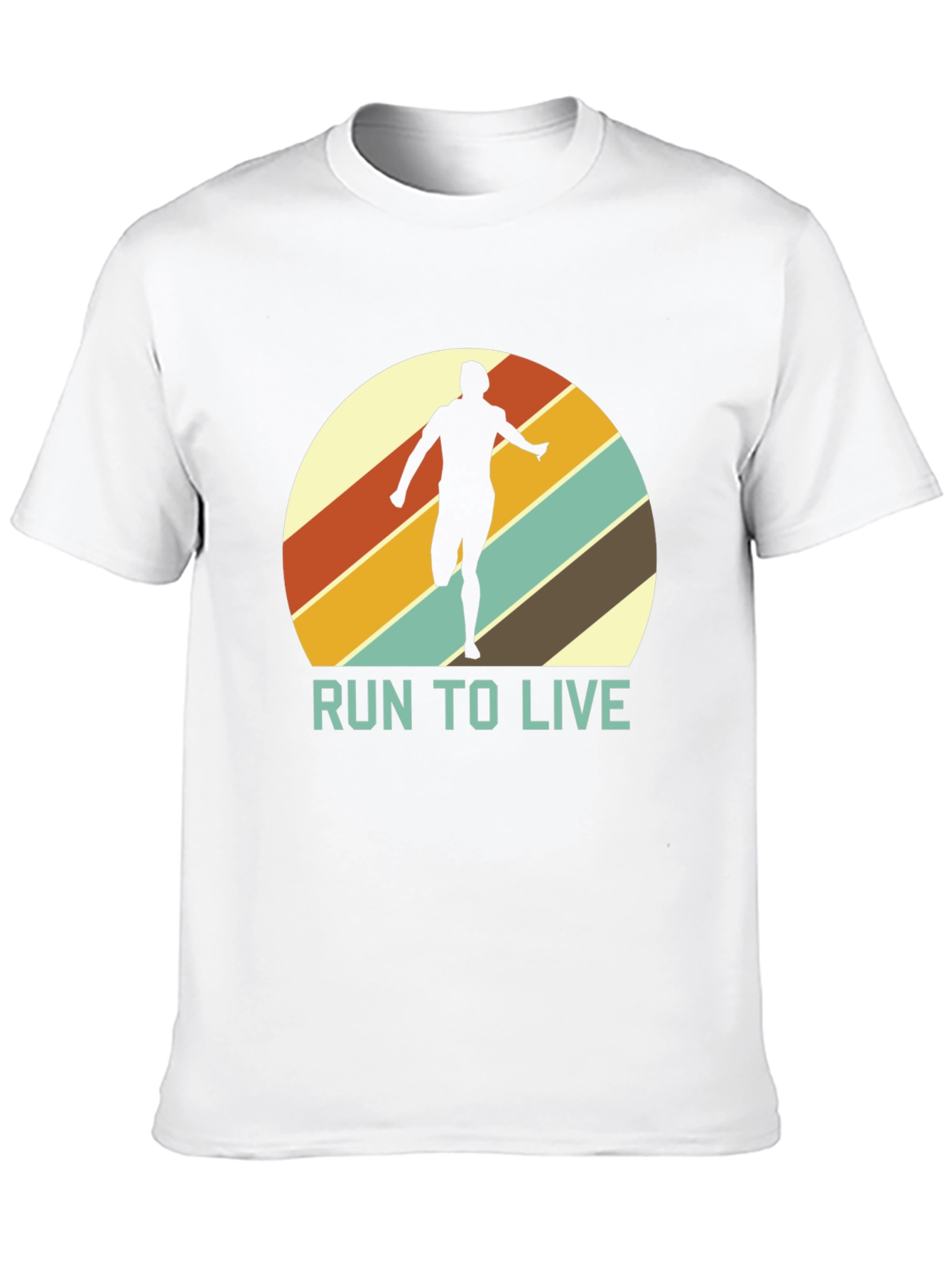 Retro Runner T-Shirt - Run to Live