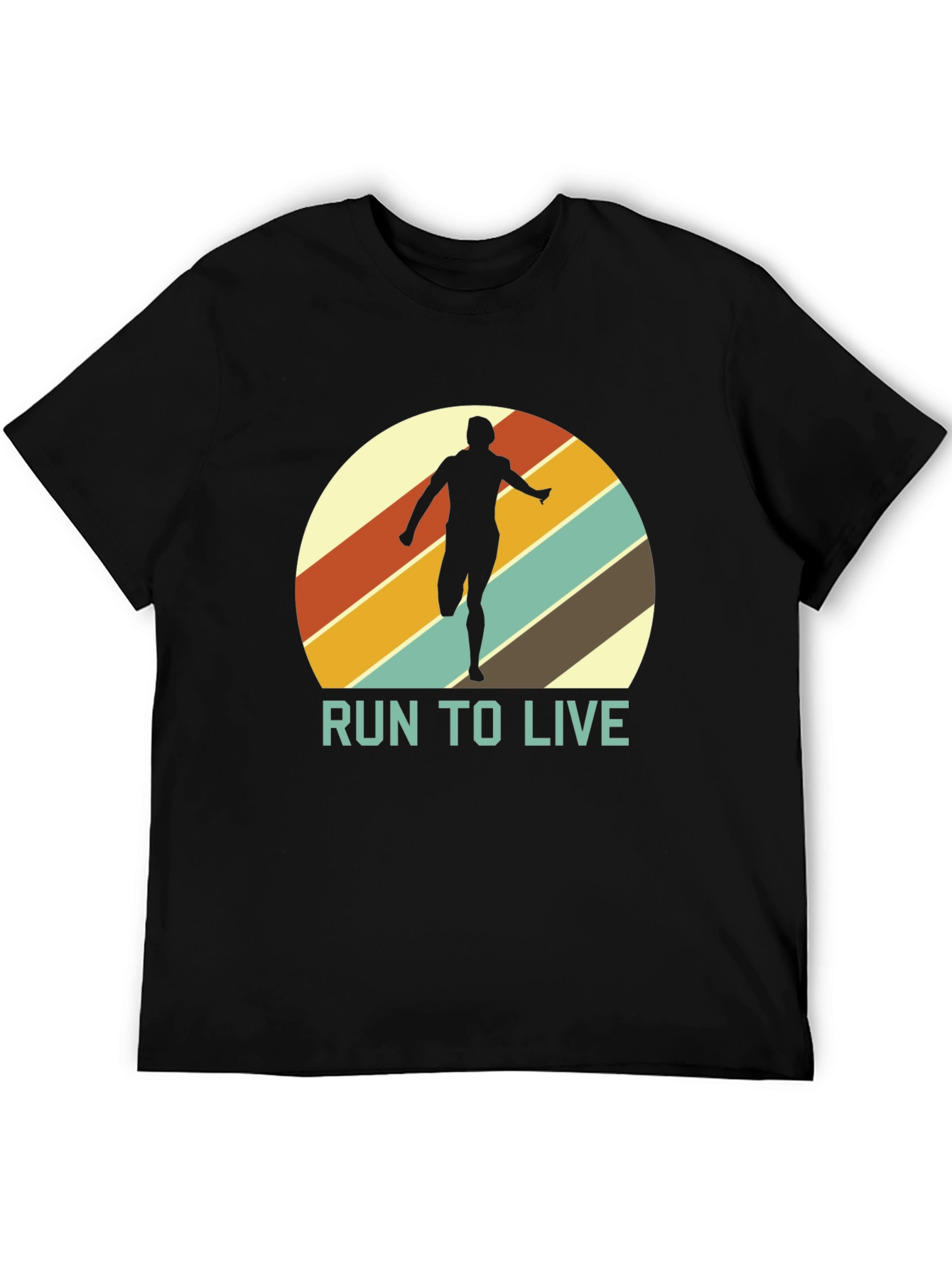 Retro Runner T-Shirt - Run to Live