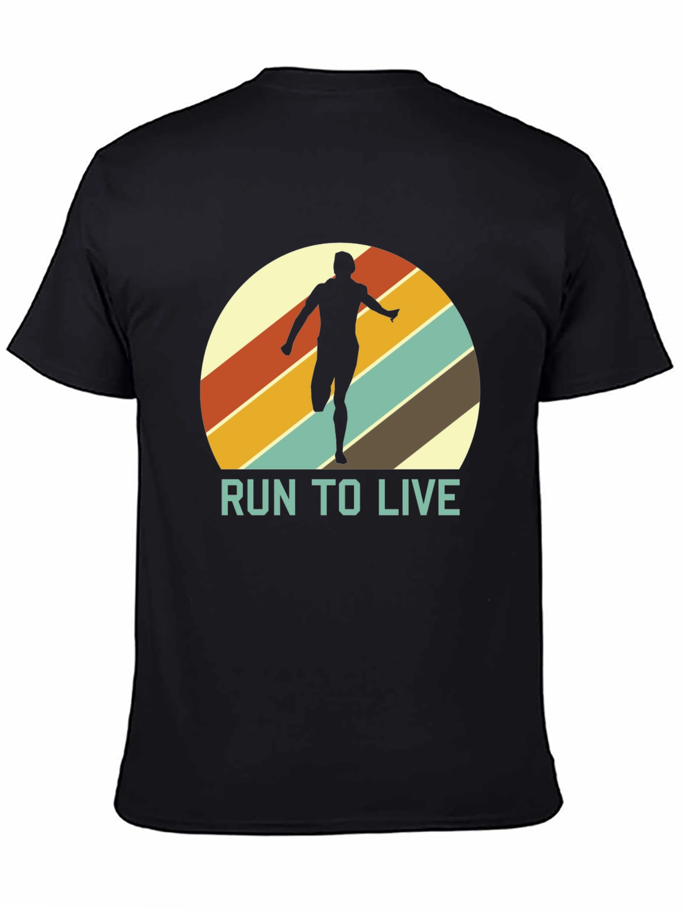 Retro Runner T-Shirt - Run to Live