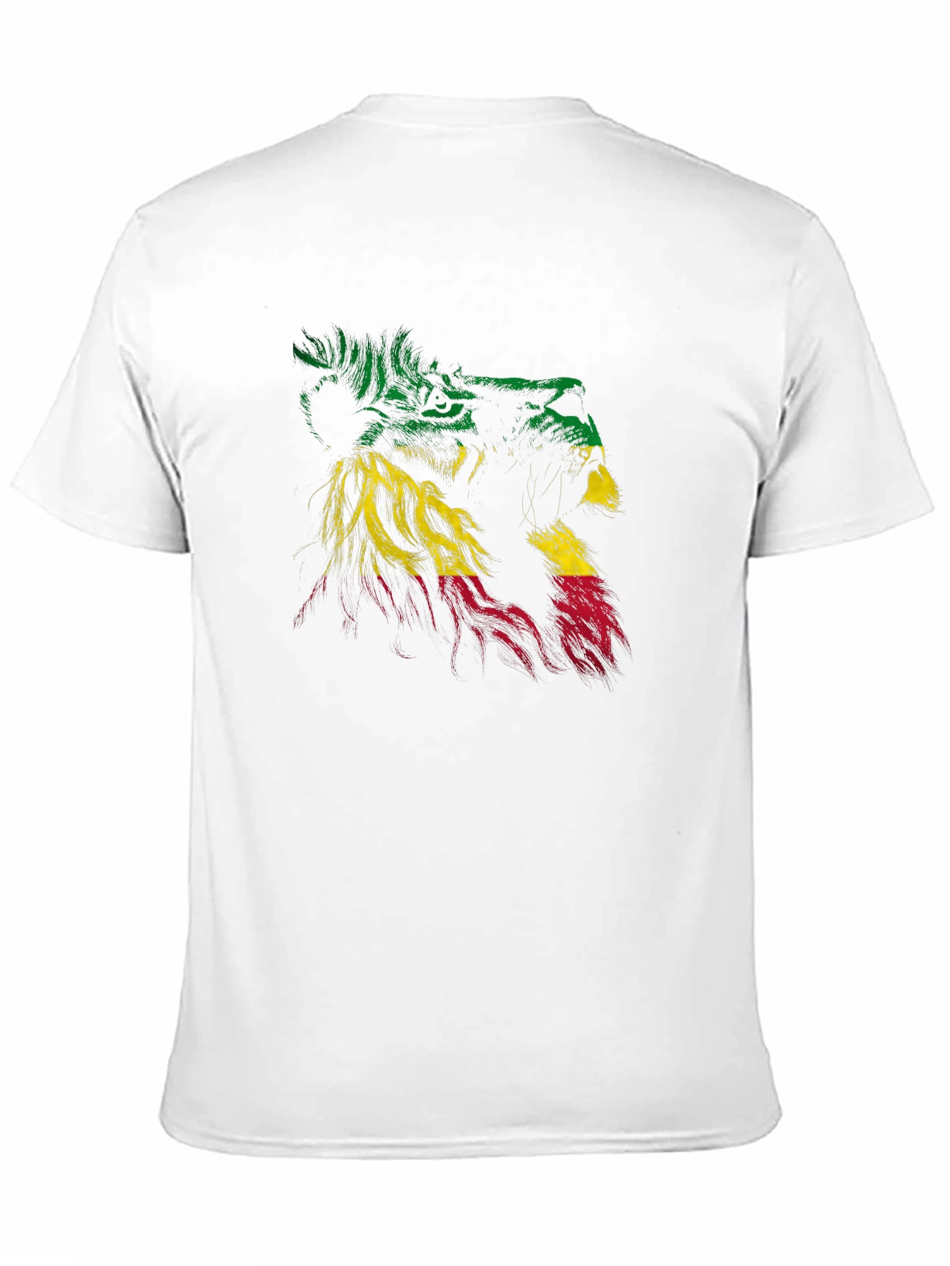 Rasta Lion Graphic Tee - Reggae Style Shirt
