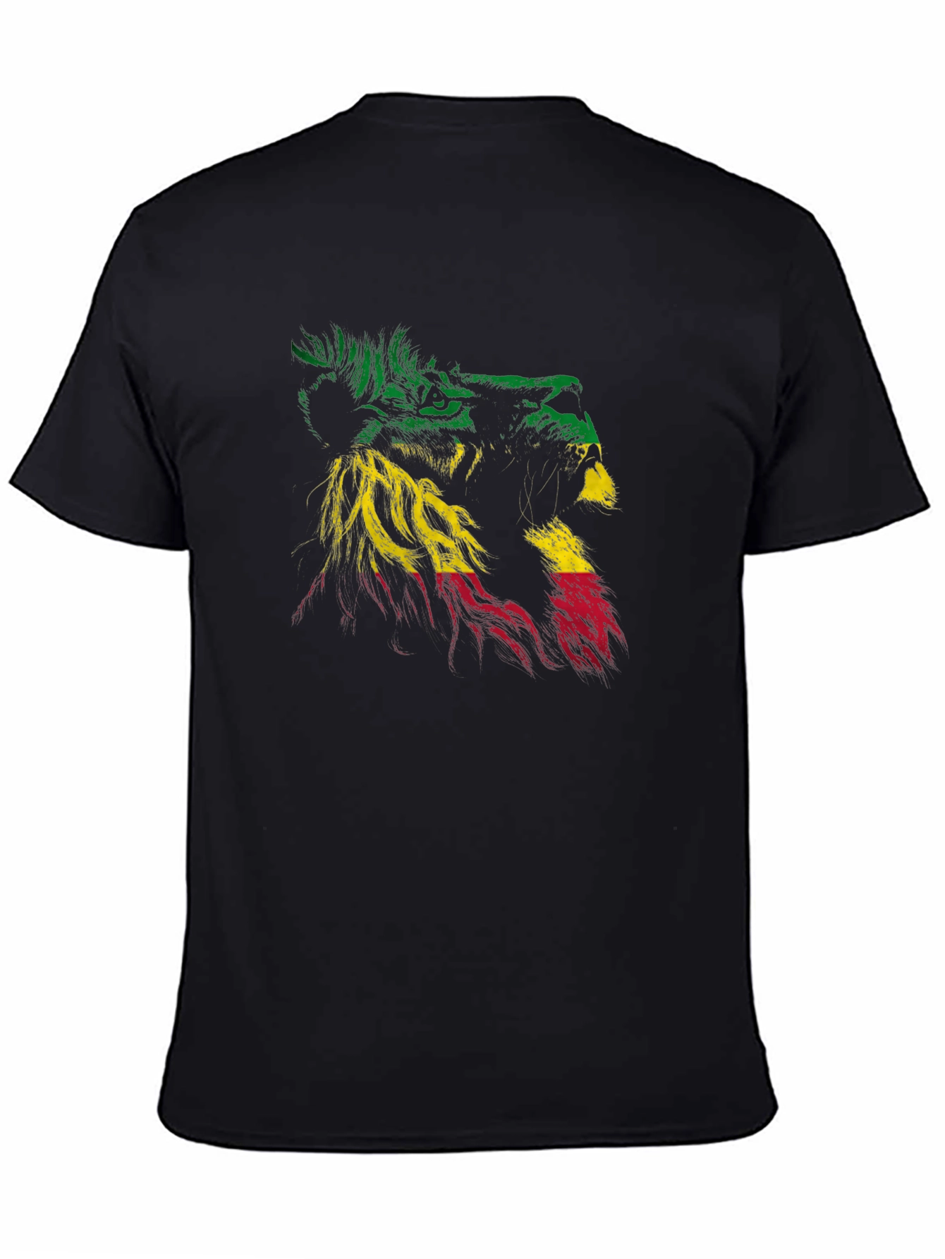 Rasta Lion Graphic Tee - Reggae Style Shirt