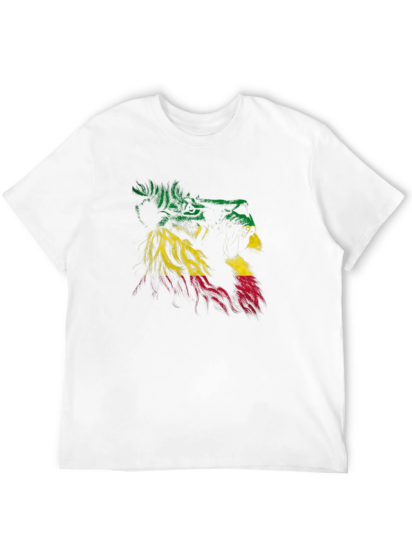 Rasta Lion Graphic Tee - Reggae Style Shirt