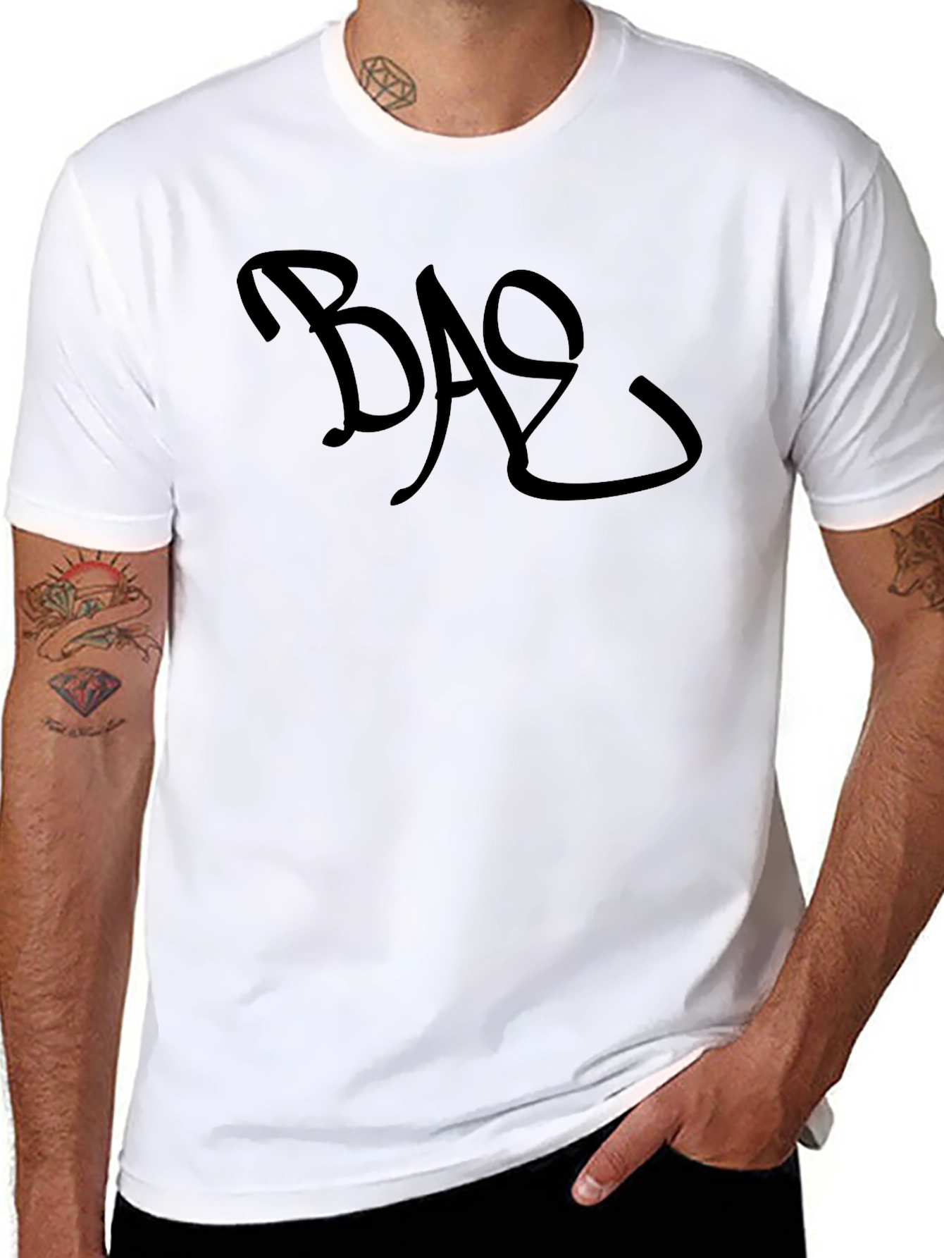 Urban Style Black T-Shirt - BAE Graphic Tee