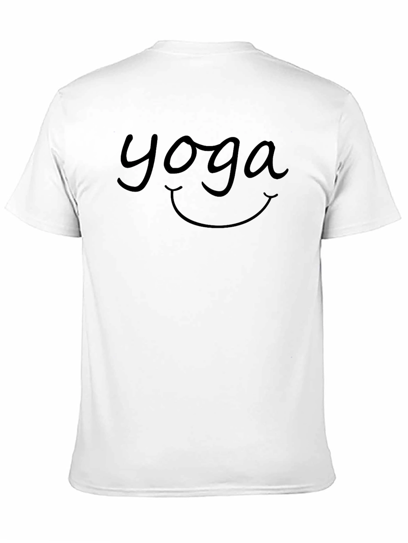Yoga Smile Black T-Shirt