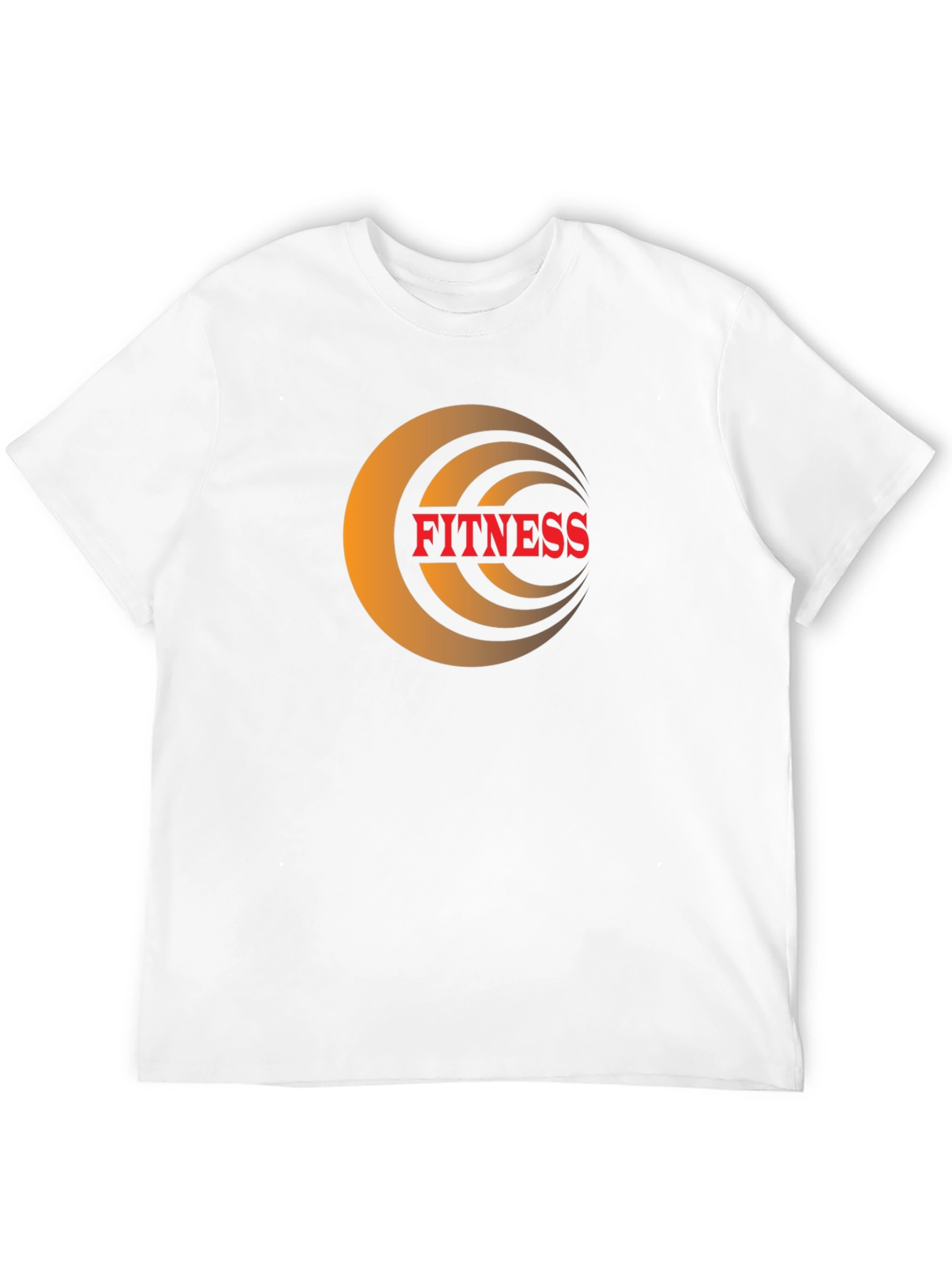 Fitness Graphic Tee - Black Crew Neck T-Shirt