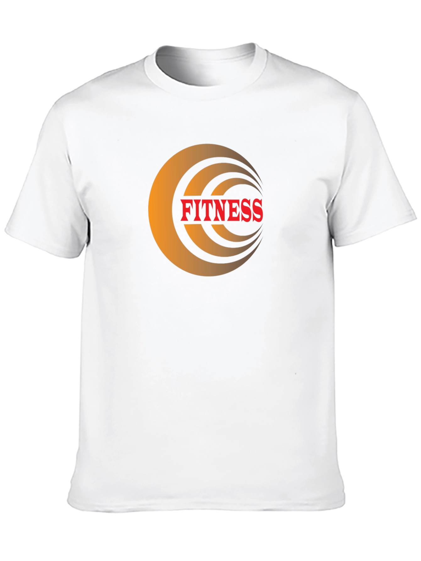Fitness Graphic Tee - Black Crew Neck T-Shirt