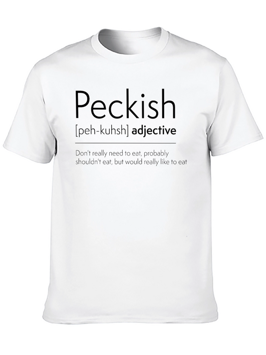 Peckish Definition T-Shirt - Funny Foodie Tee