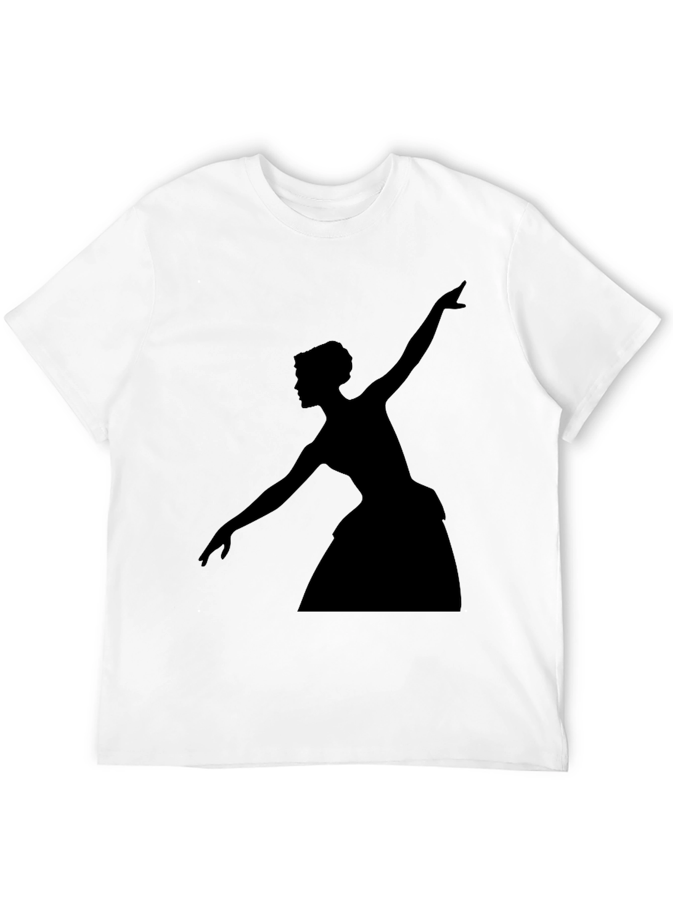 Ballerina Silhouette Black T-Shirt