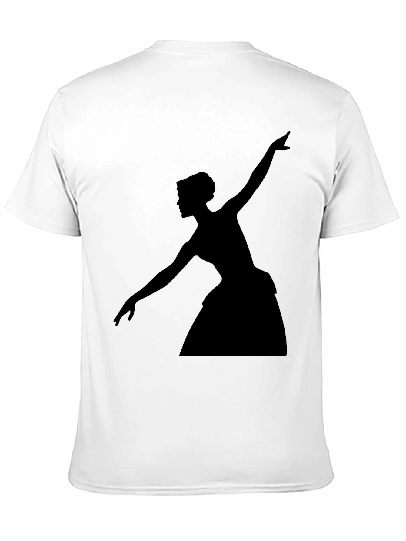 Ballerina Silhouette Black T-Shirt