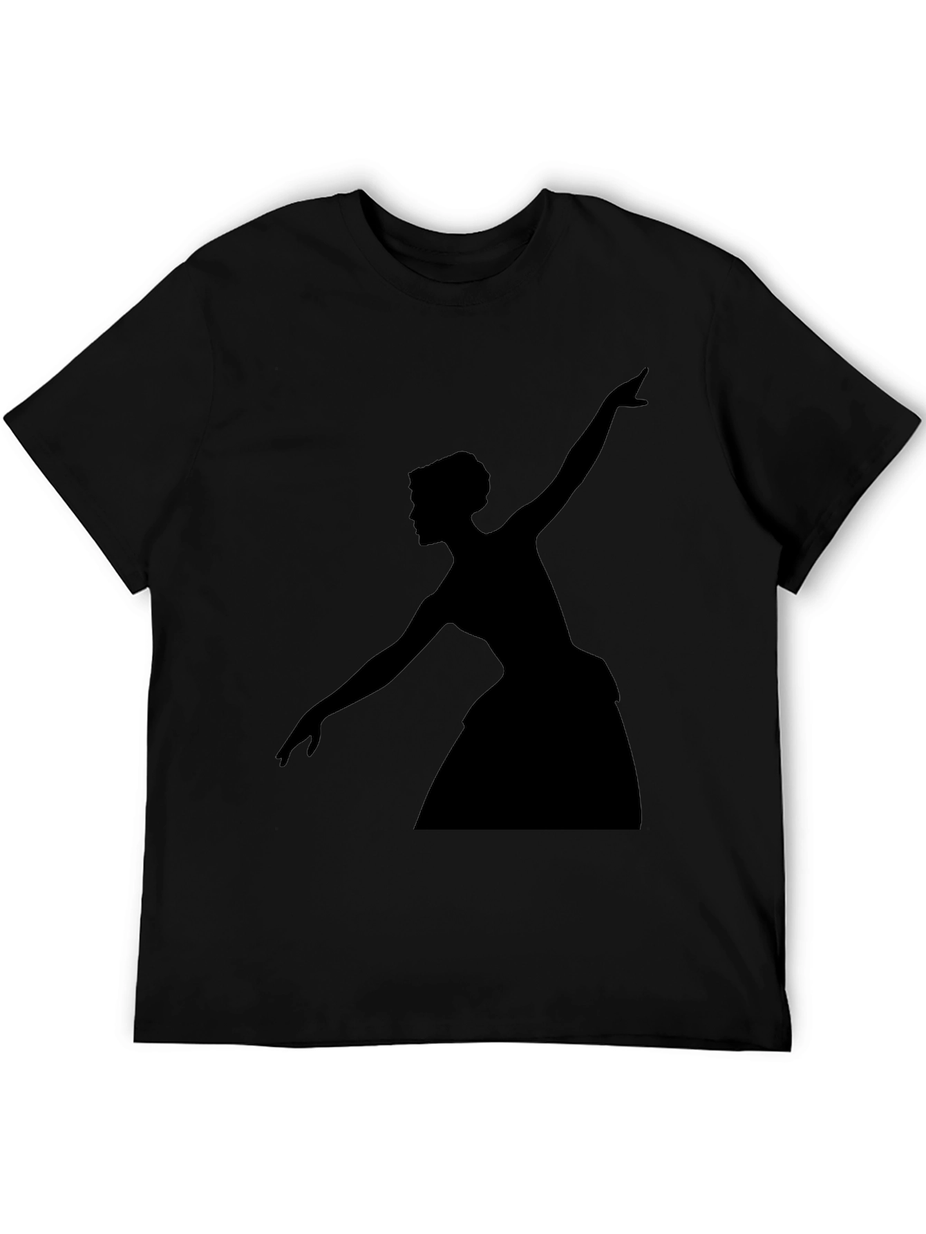 Ballerina Silhouette Black T-Shirt