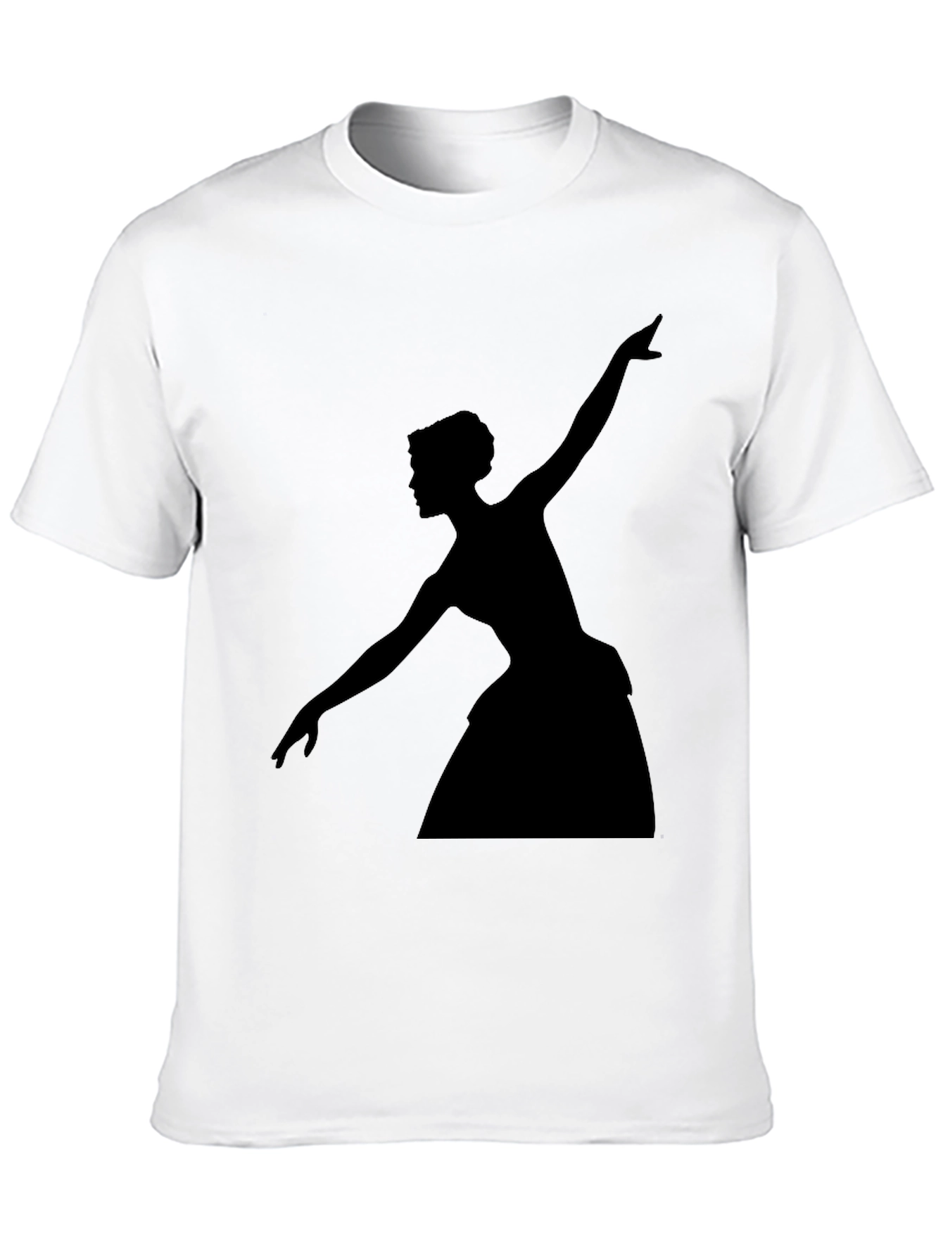 Ballerina Silhouette Black T-Shirt