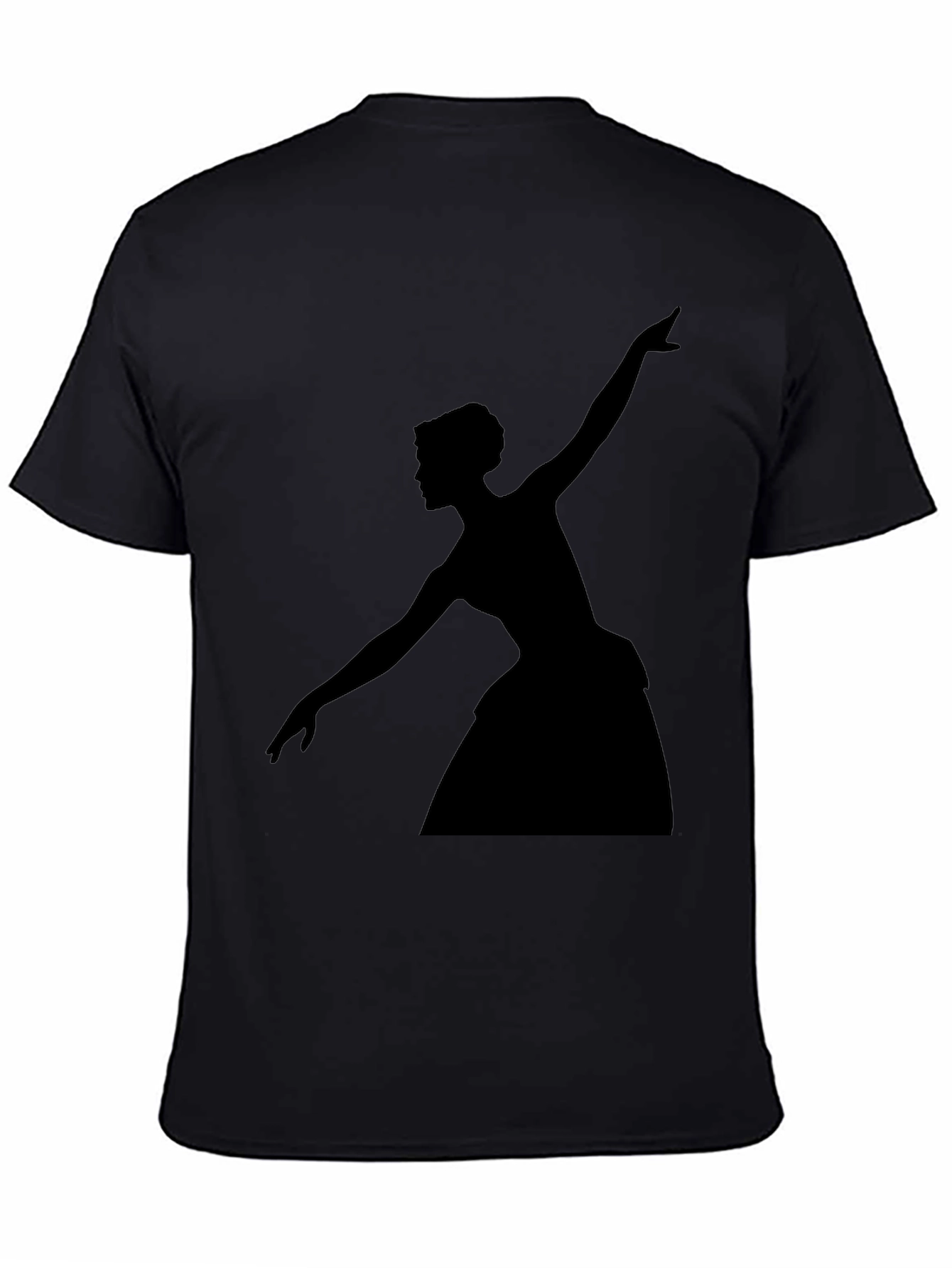 Ballerina Silhouette Black T-Shirt