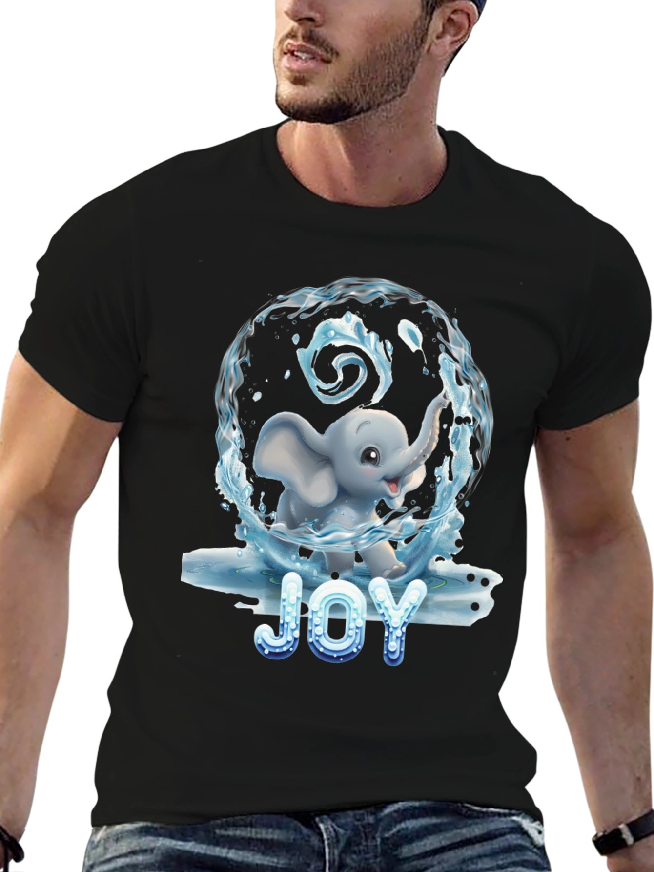 Joy Elephant Graphic Tee