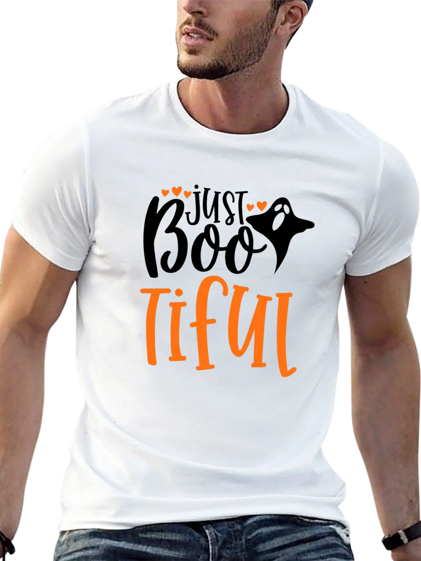 Just Boo Tiful Halloween Graphic T-Shirt