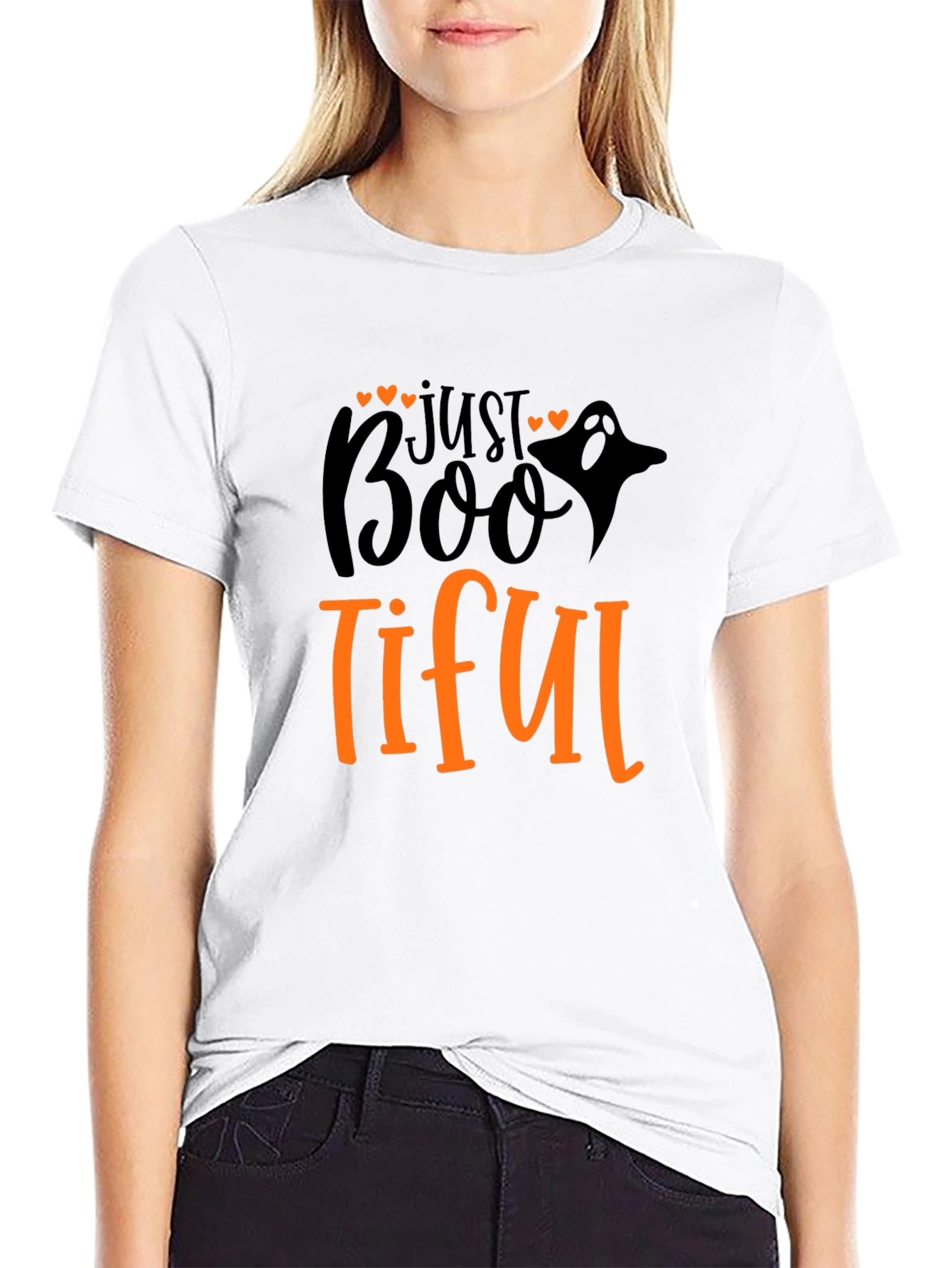 Just Boo Tiful Halloween Graphic T-Shirt