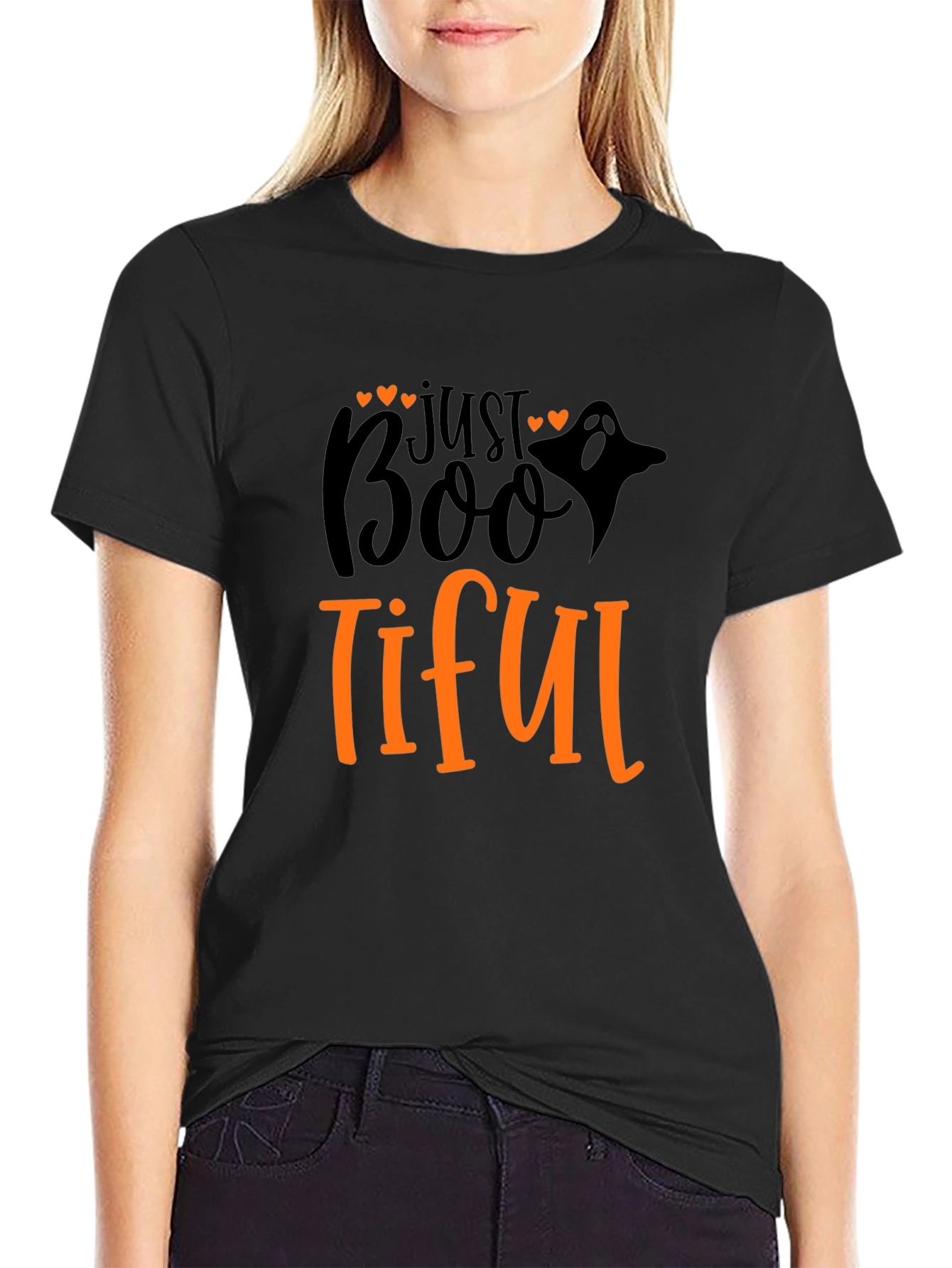Just Boo Tiful Halloween Graphic T-Shirt
