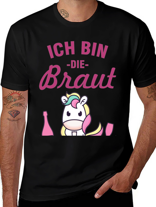 Ich Bin Die Braut T-Shirt: Unicorn Bride