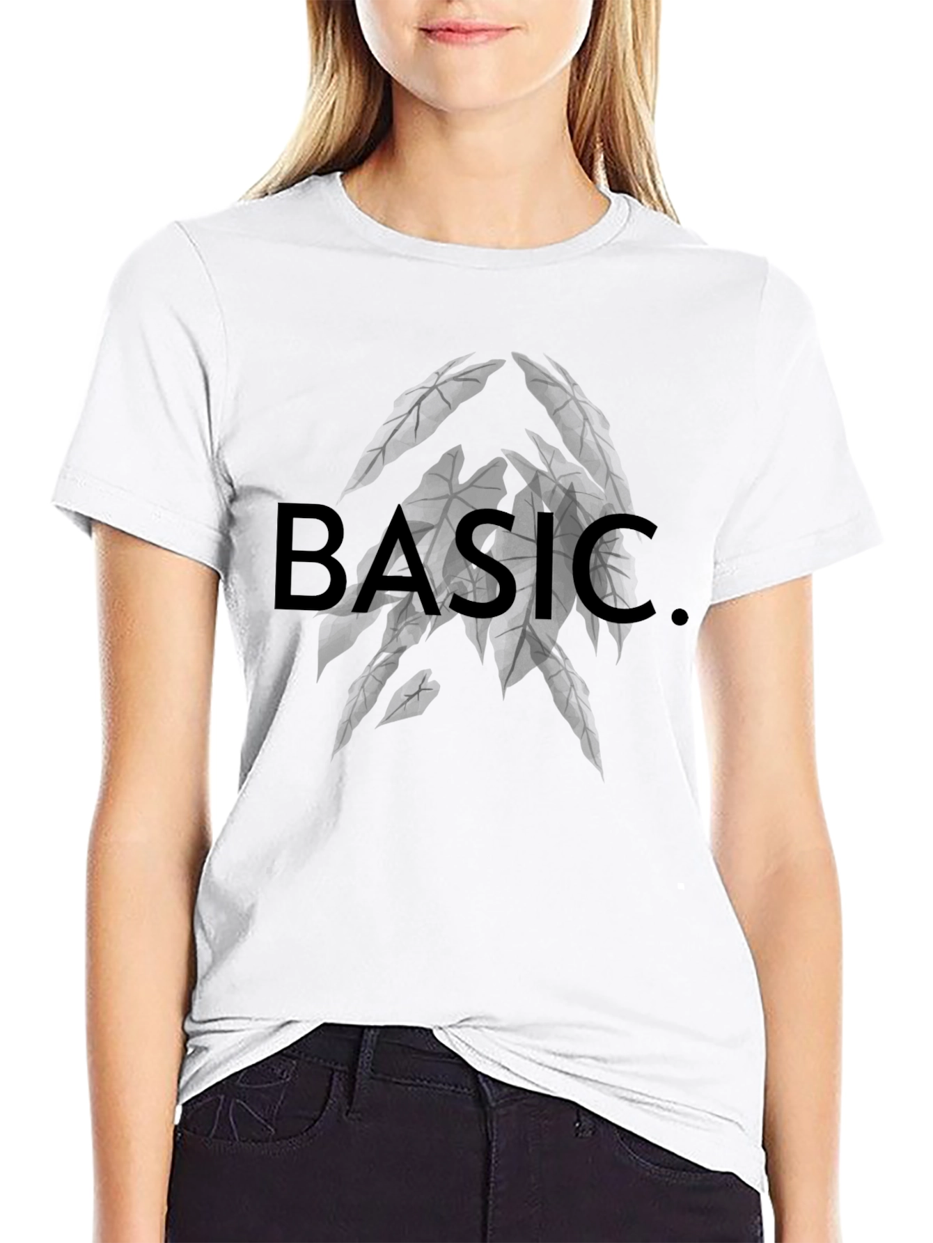 Basic Graphic Tee - Black