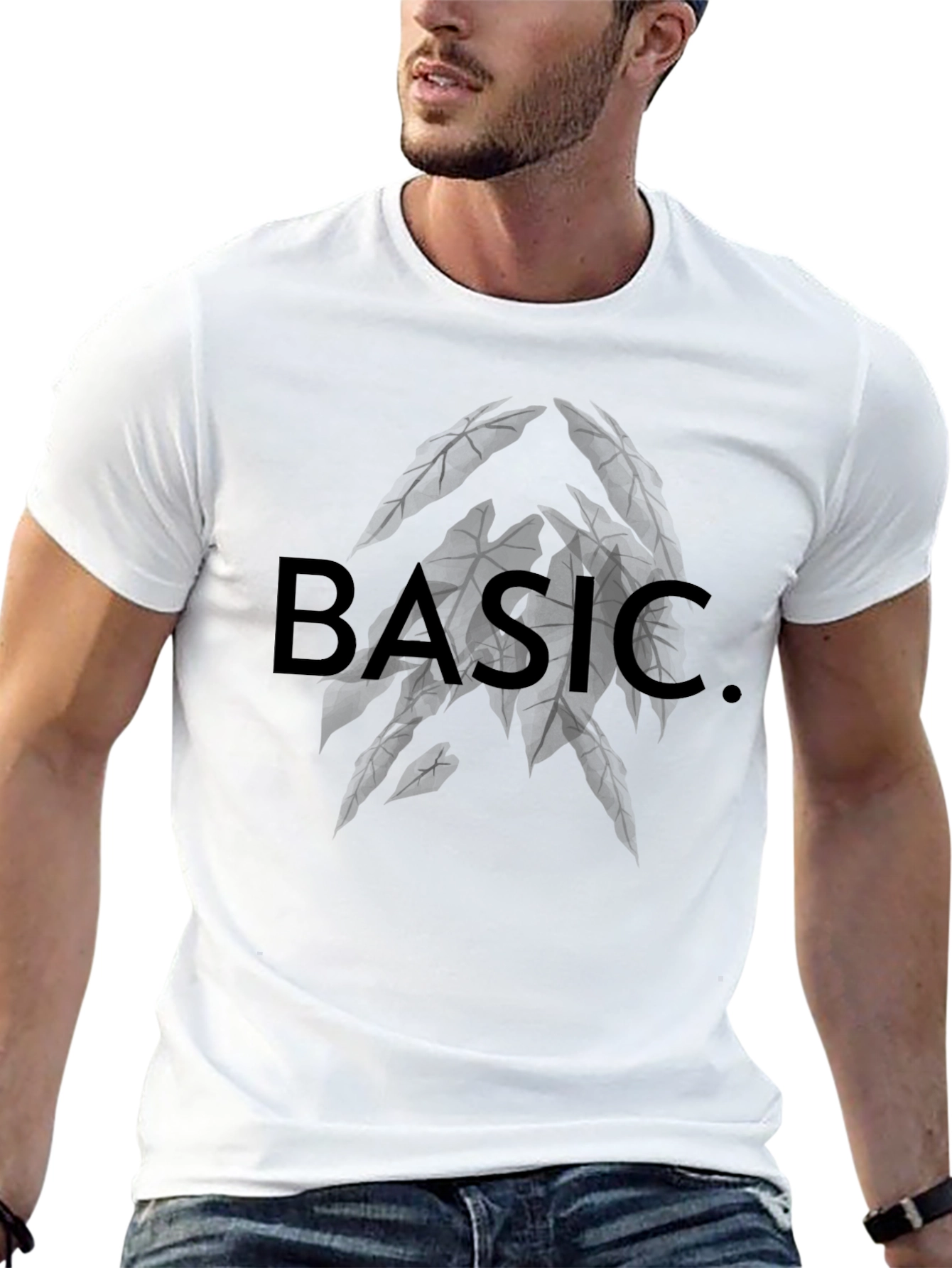 Basic Graphic Tee - Black